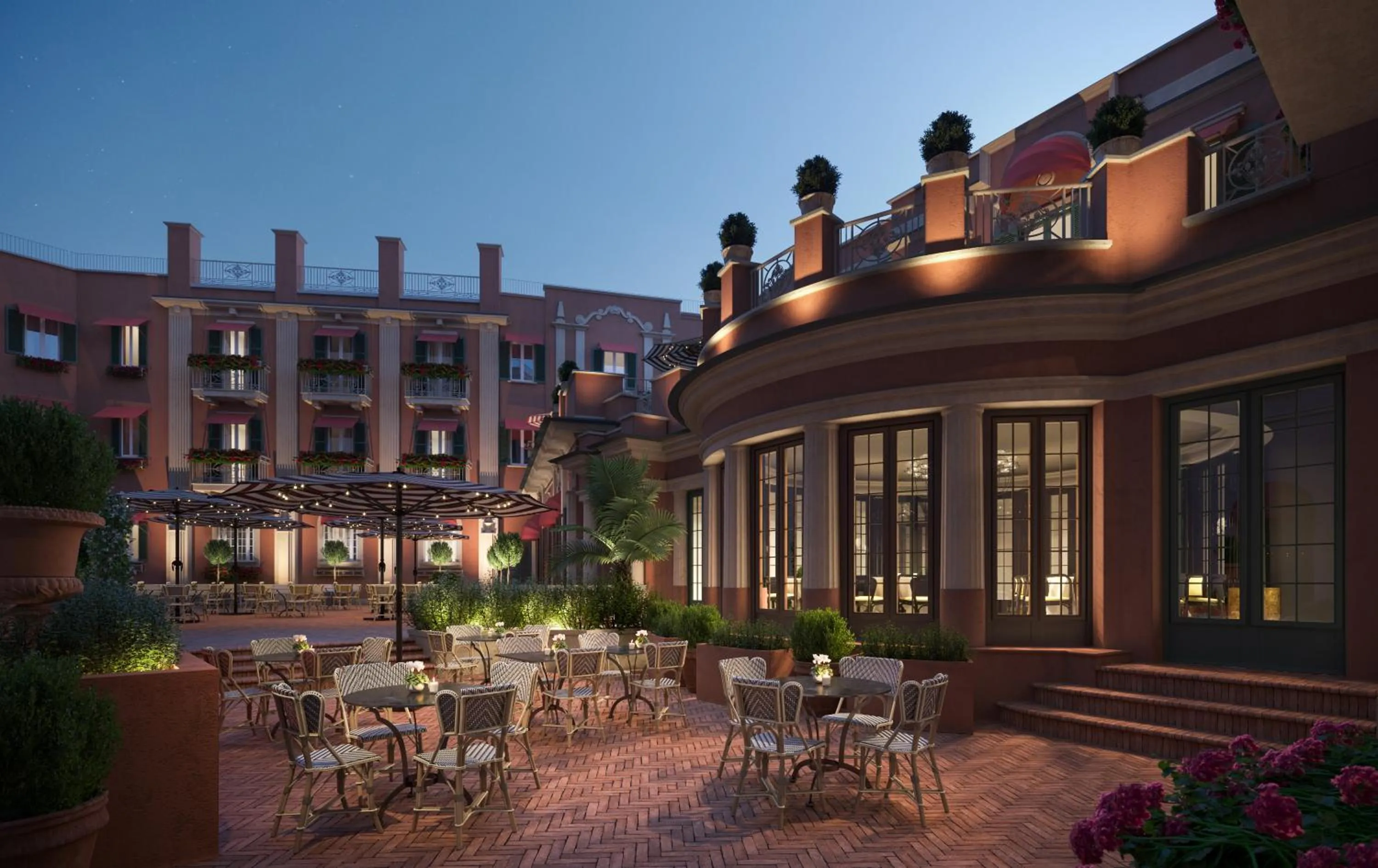 Restaurant/places to eat in Rocco Forte Hotel De La Ville