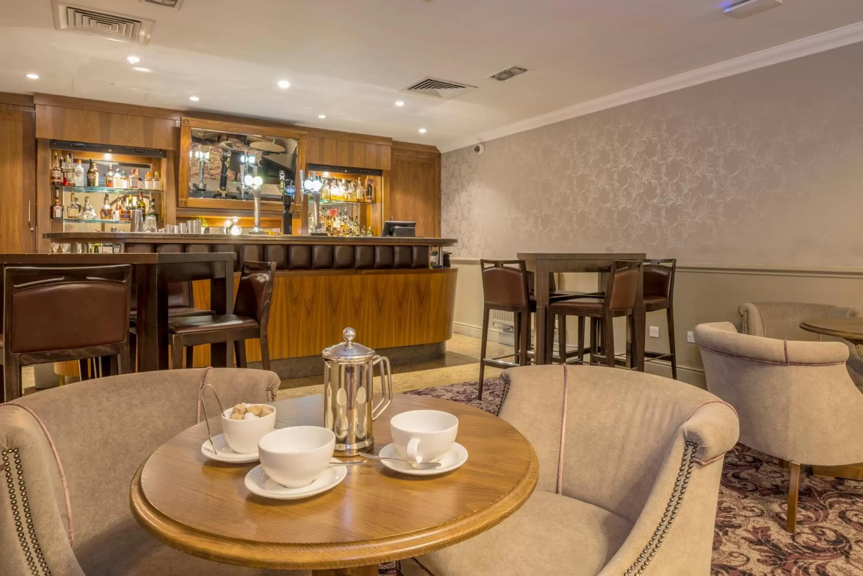 Lounge or bar, Restaurant/Places to Eat in Macdonald Frimley Hall Hotel & Spa