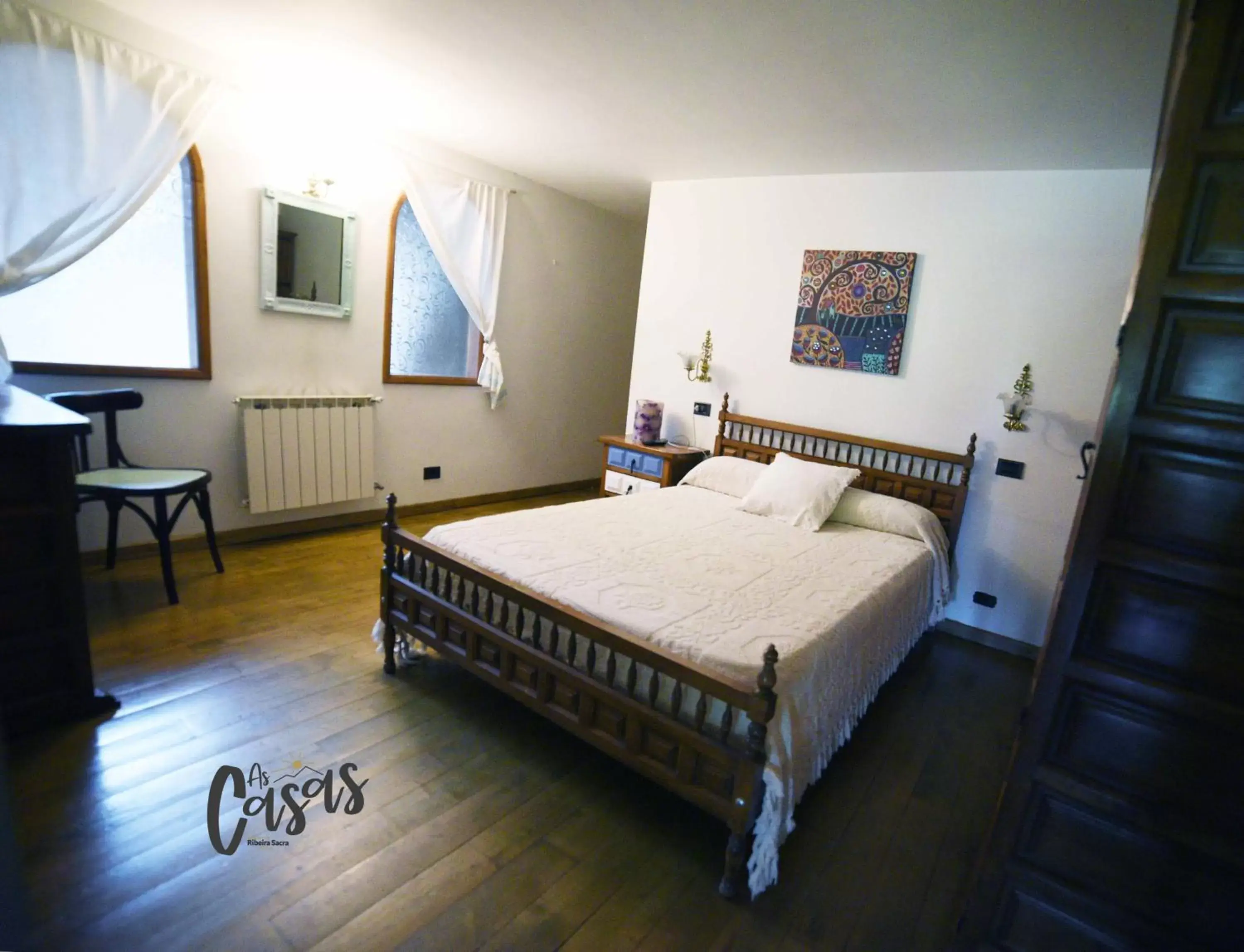 Bed in As Casas Ribeira Sacra