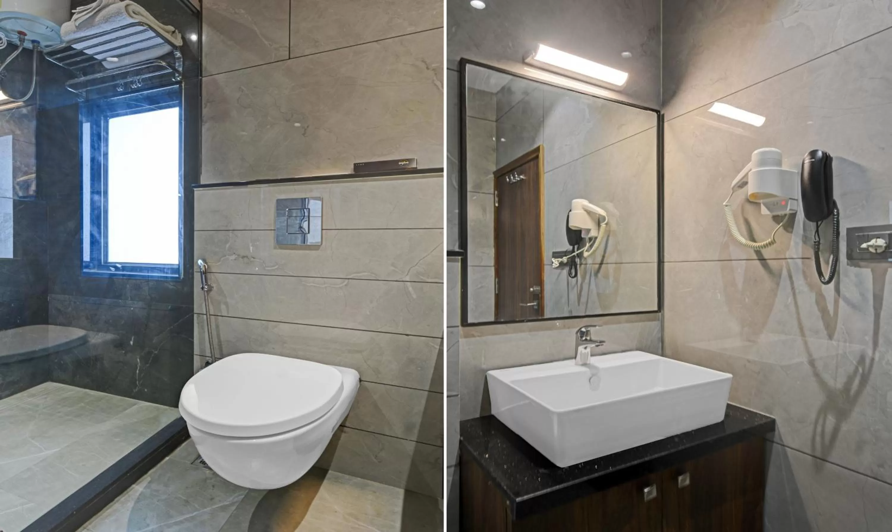 Bathroom in Treebo Z