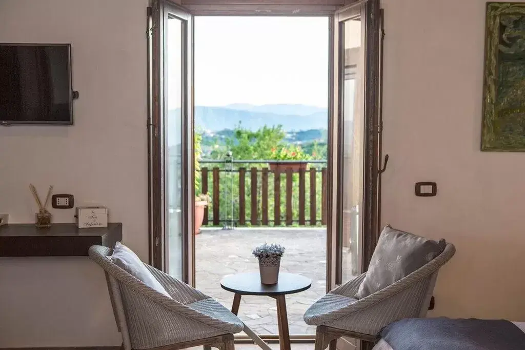 Bedroom, Seating Area in Casale San Pietro