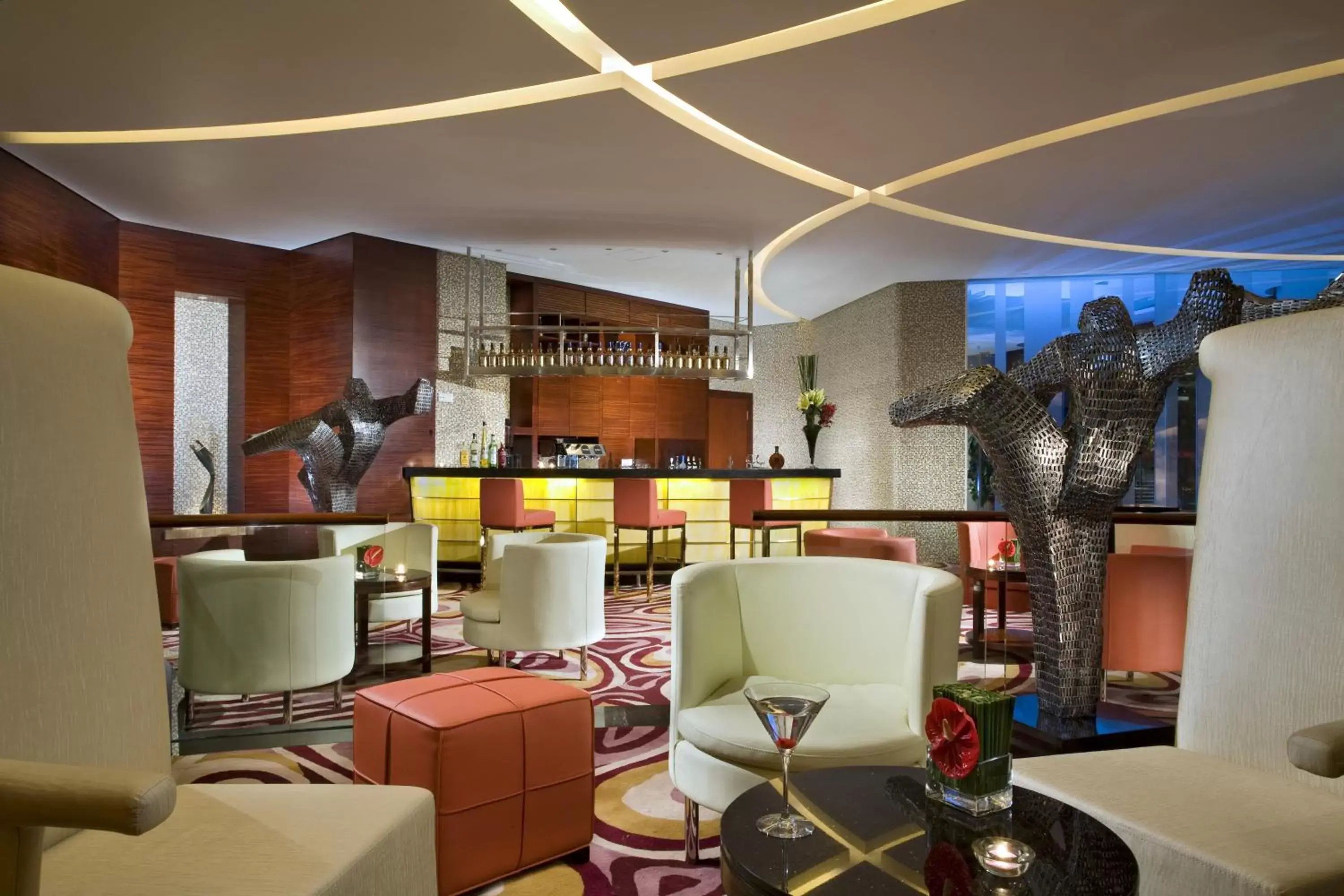 Lounge or bar in Swissotel Foshan, Guangdong - Free shuttle to Canton Fair Lounge or bar in Swissotel Foshan, Guangdong - Free shuttle to Canton Fair