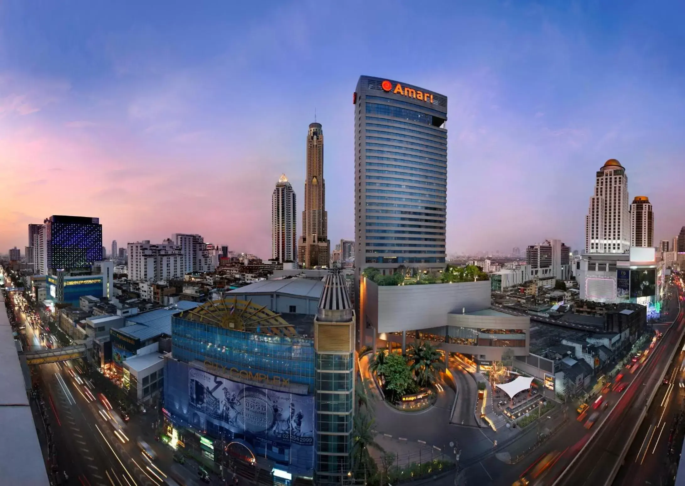 Bird's eye view in Amari Watergate Bangkok