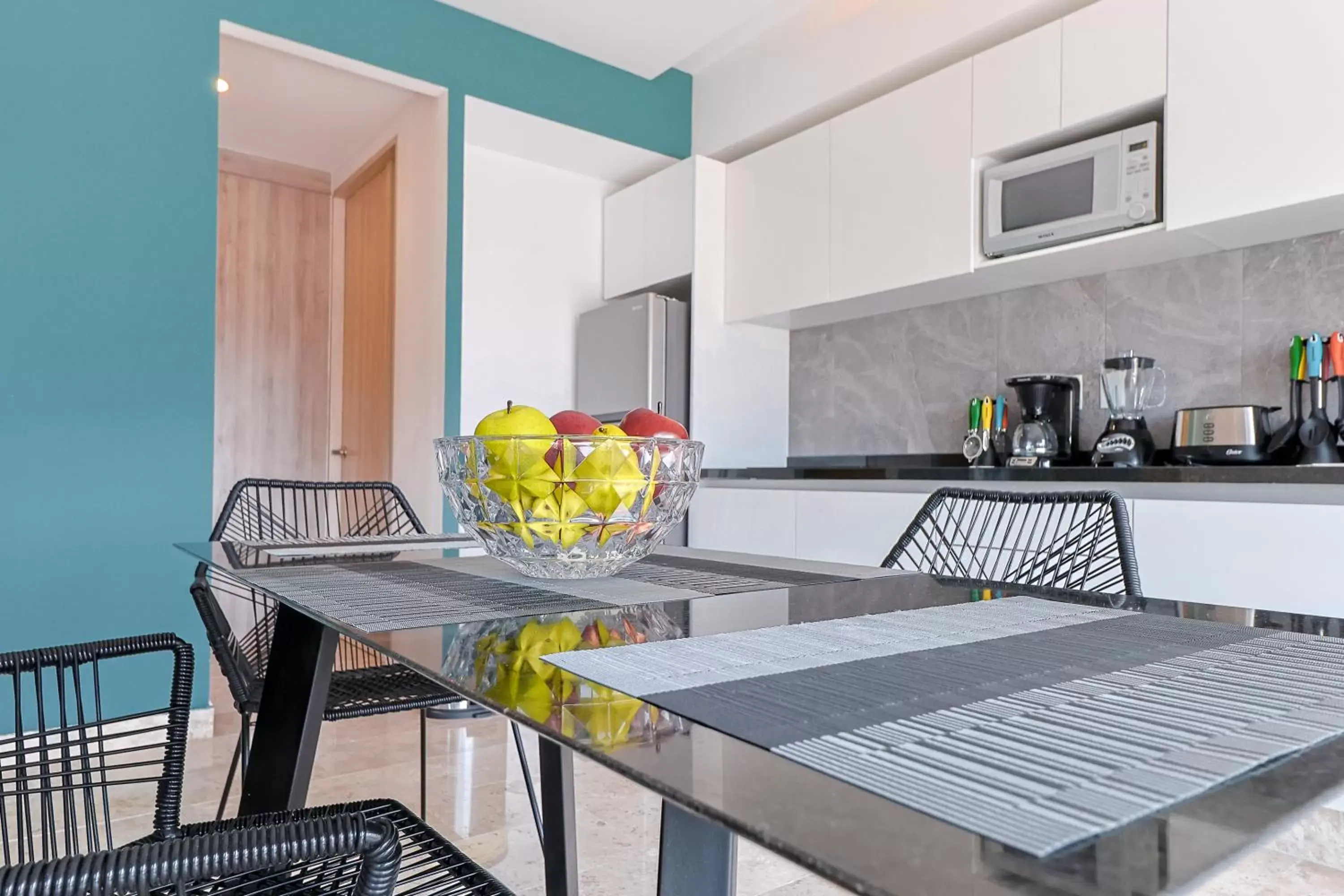 Dining area, Kitchen/Kitchenette in Torre Diez