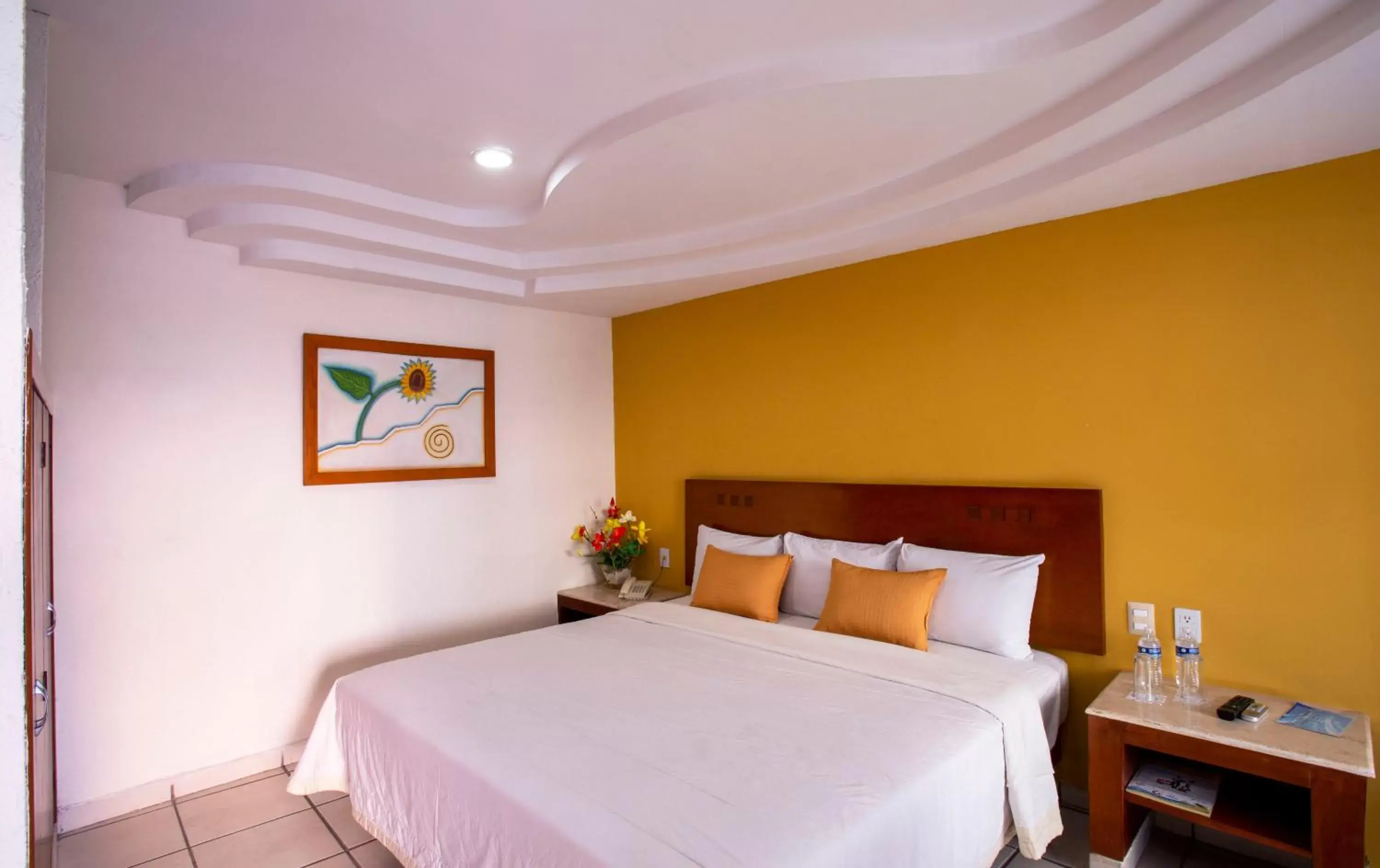 Bed in Hotel Arcos Aeropuerto