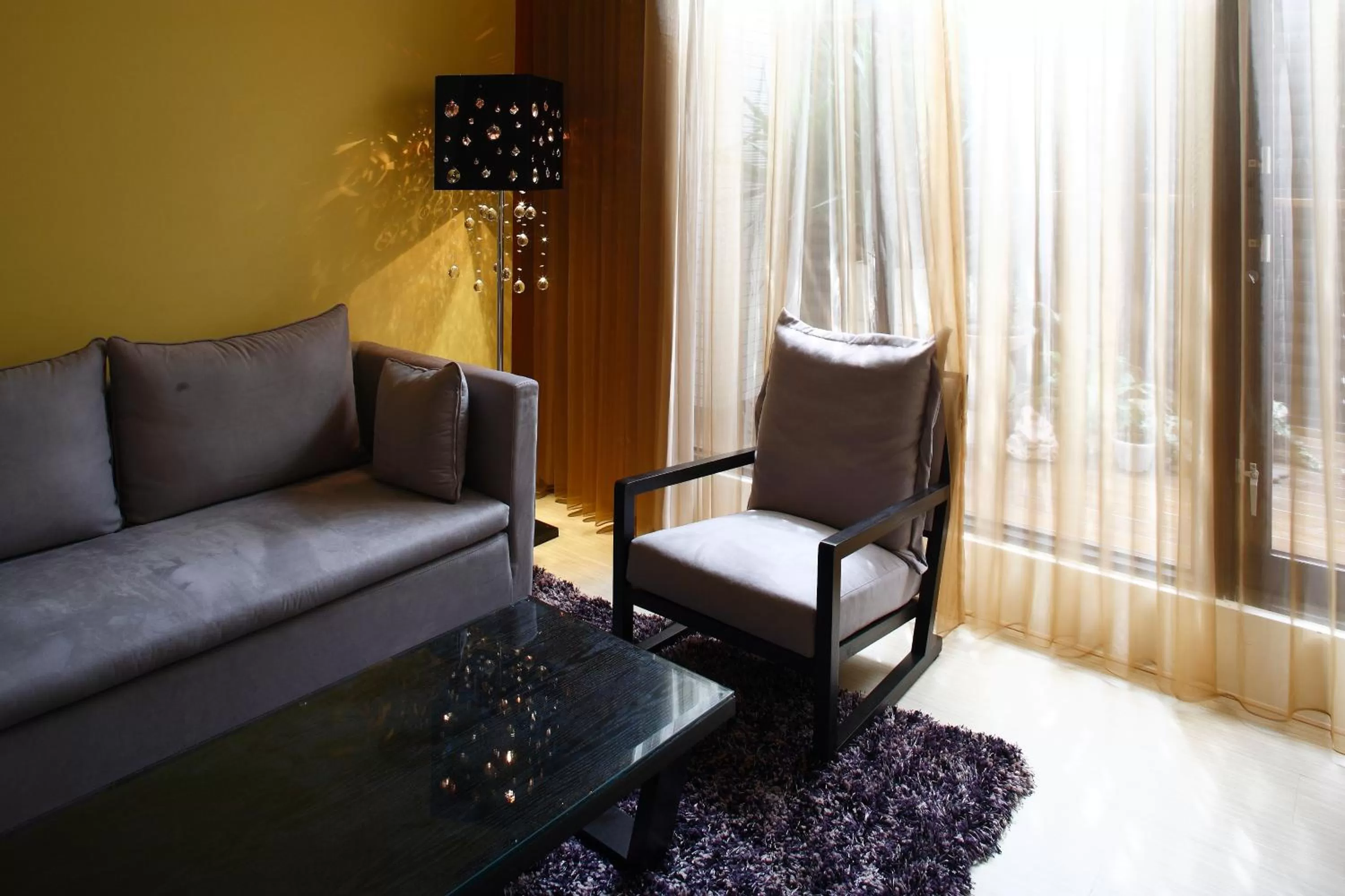 Living room in Dryad Motel