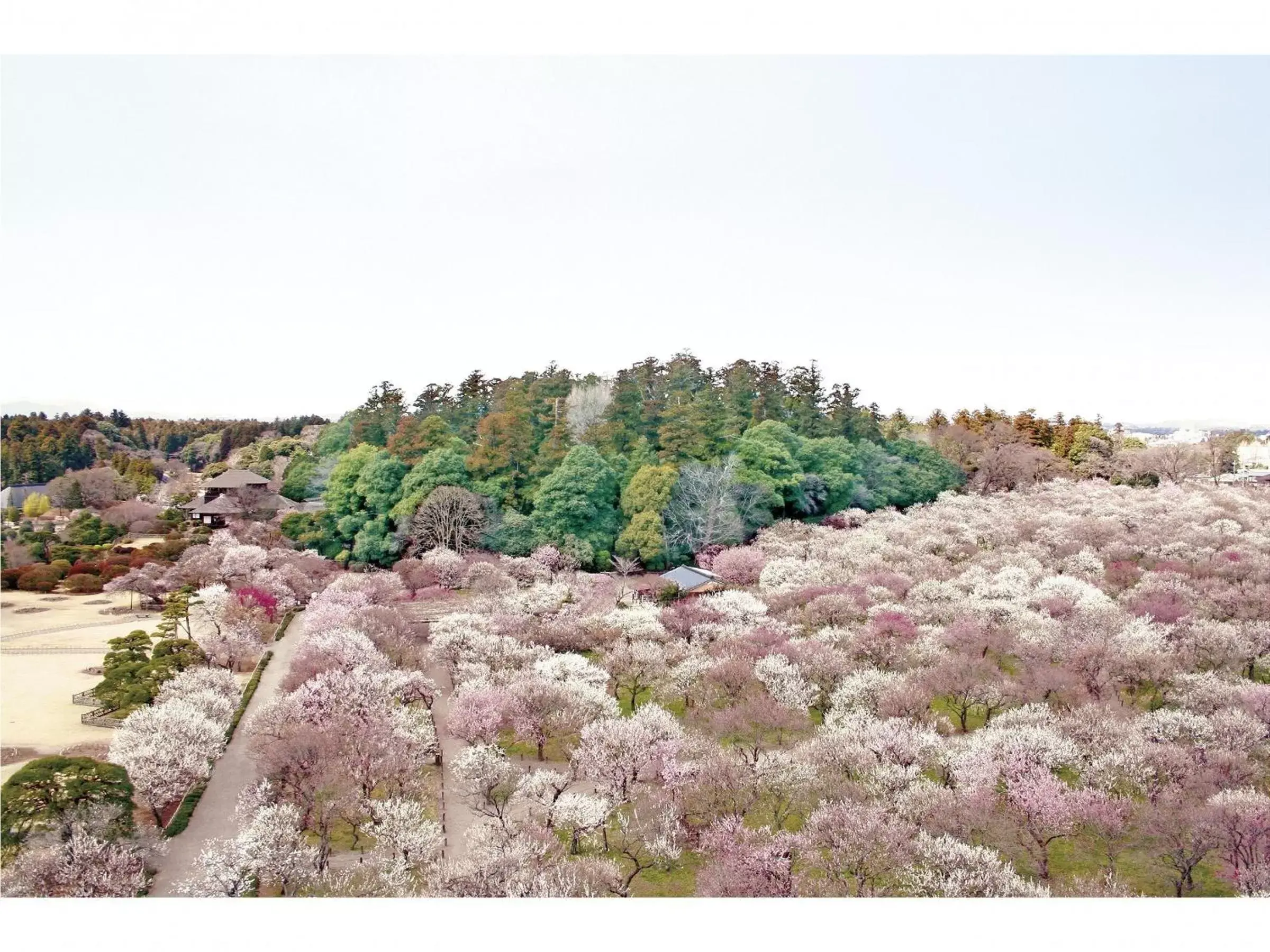 Nearby landmark, Bird's-eye View in Court Hotel Mito