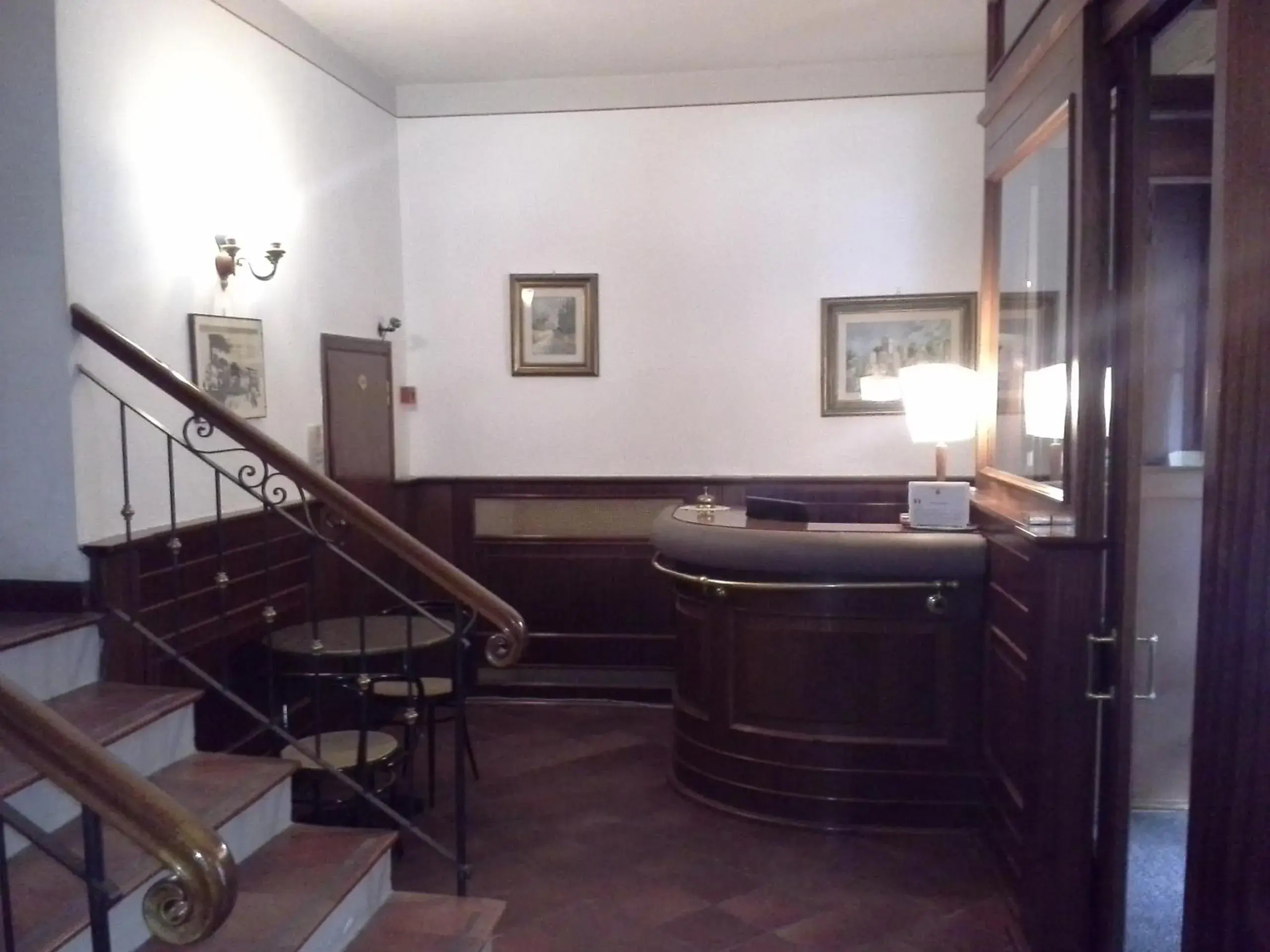 Lobby or reception in Albergo Italia