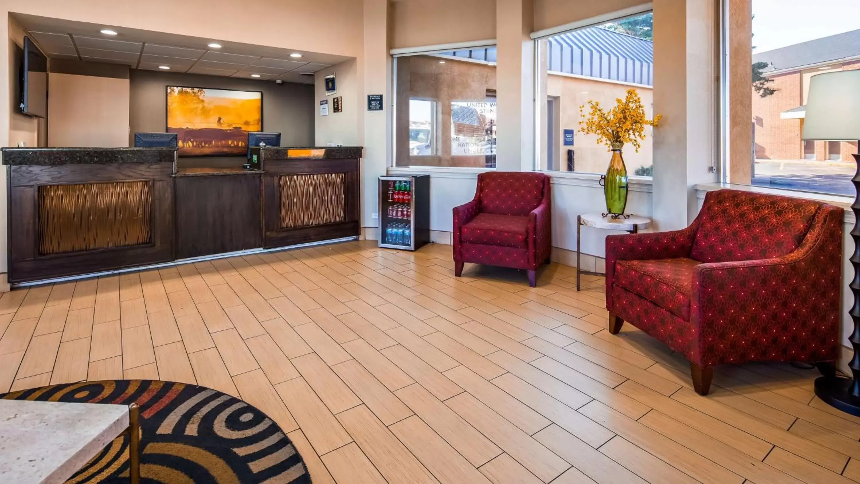 Lobby or reception, Lobby/Reception in Best Western Red Carpet Inn Hereford