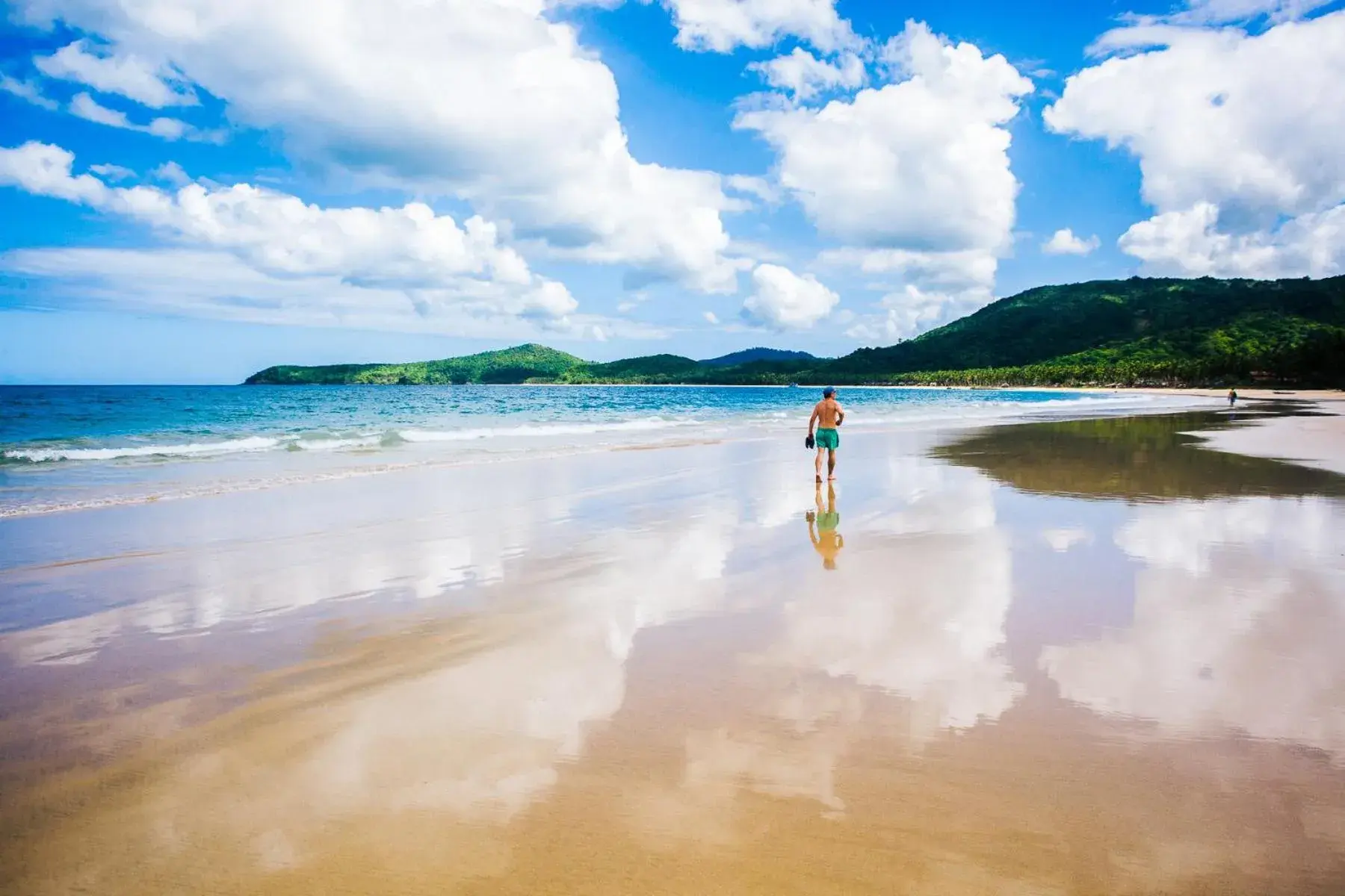 Natural landscape, Beach in Mad Monkey Hostel Nacpan Beach