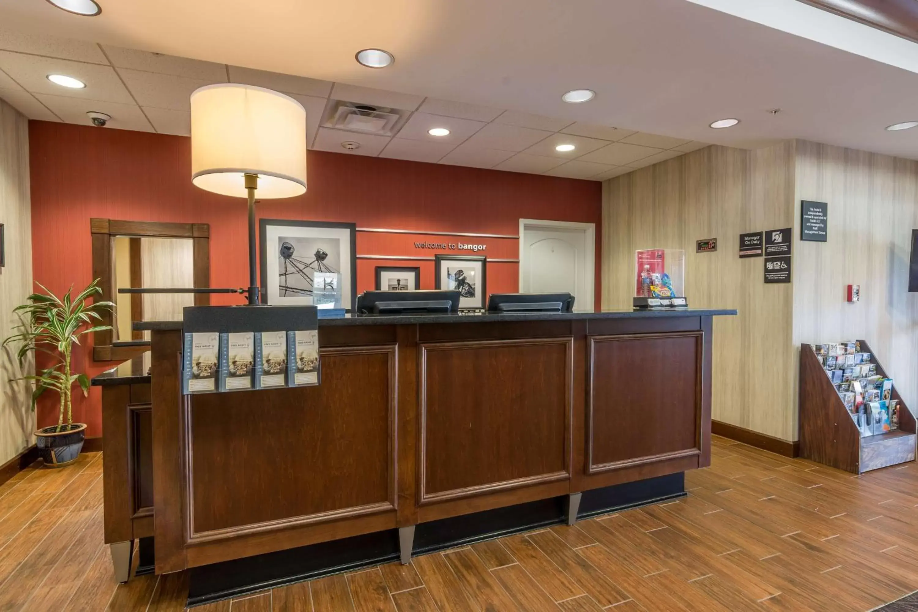 Lobby or reception in Hampton Inn Bangor Lobby or reception in Hampton Inn Bangor