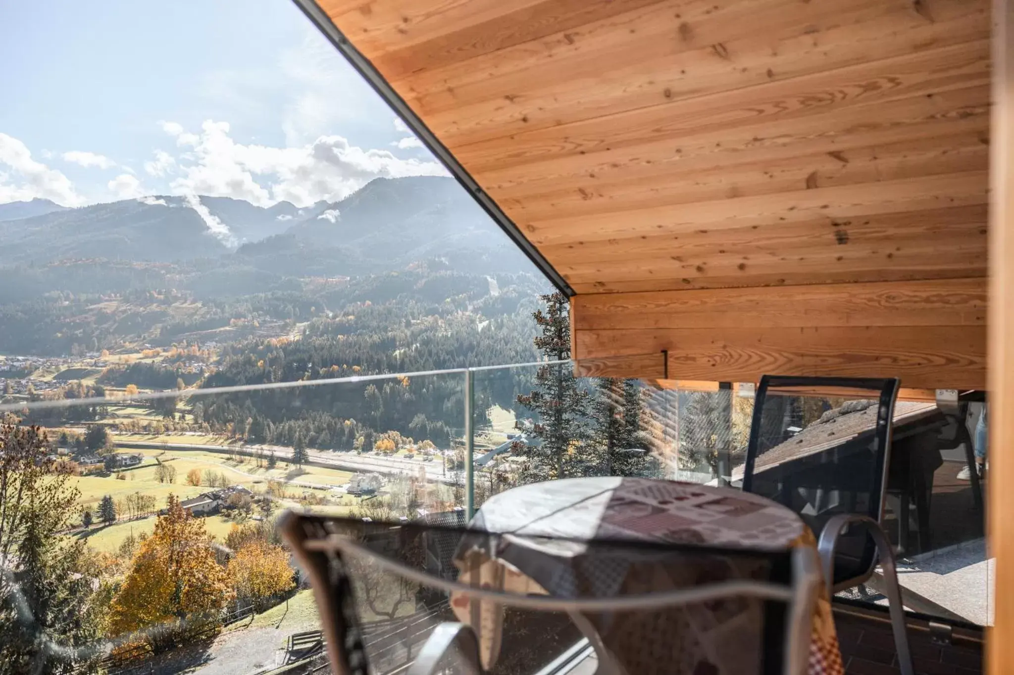 View (from property/room), Balcony/Terrace in La Roccia Wellness Hotel