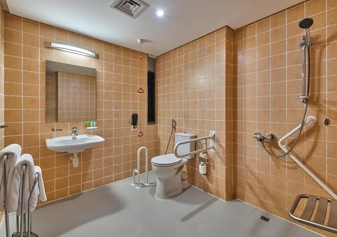Bathroom in Ramada Hotel, Suites and Apartments by Wyndham Dubai JBR