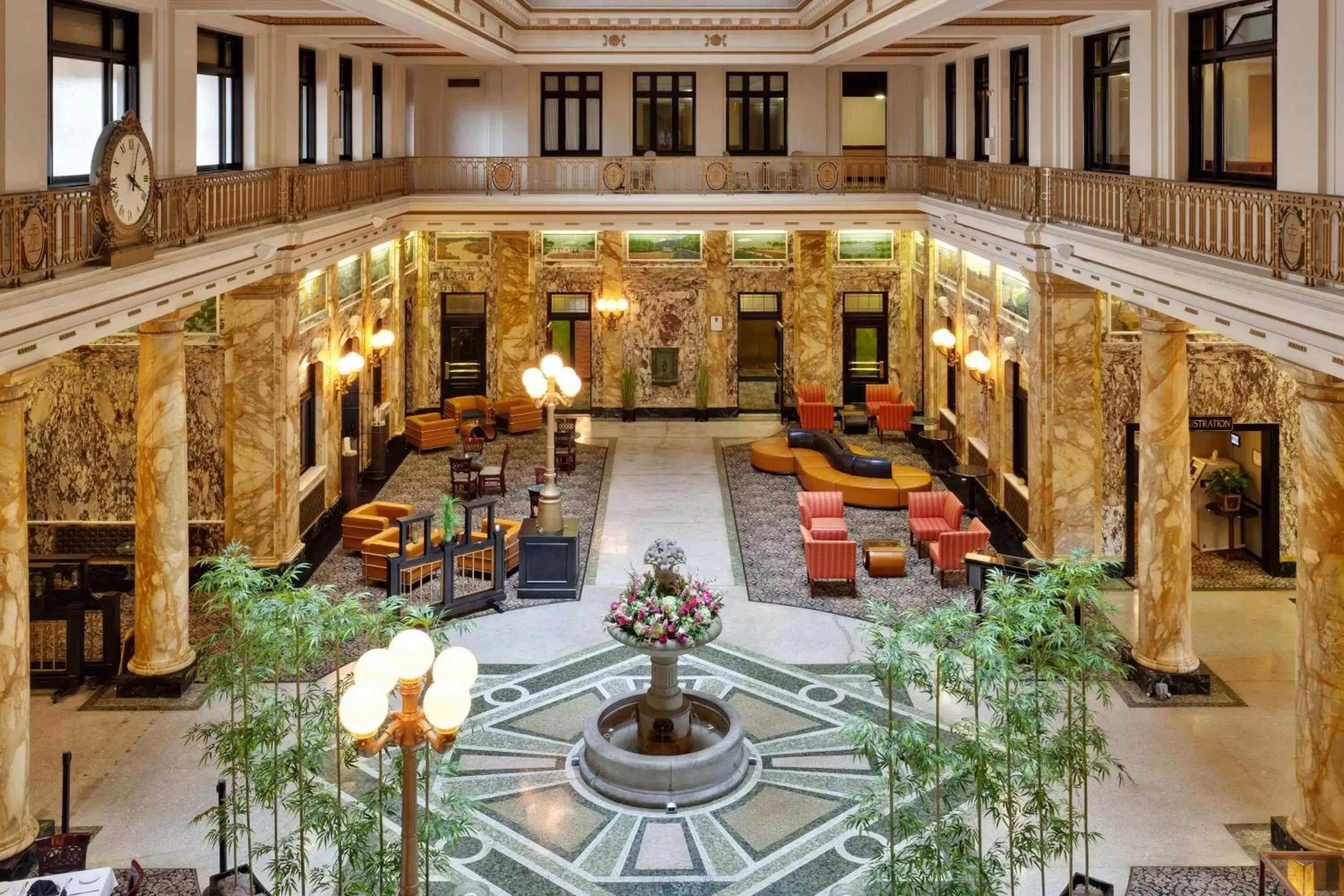 Lobby or reception in Radisson Lackawanna Station Hotel Scranton