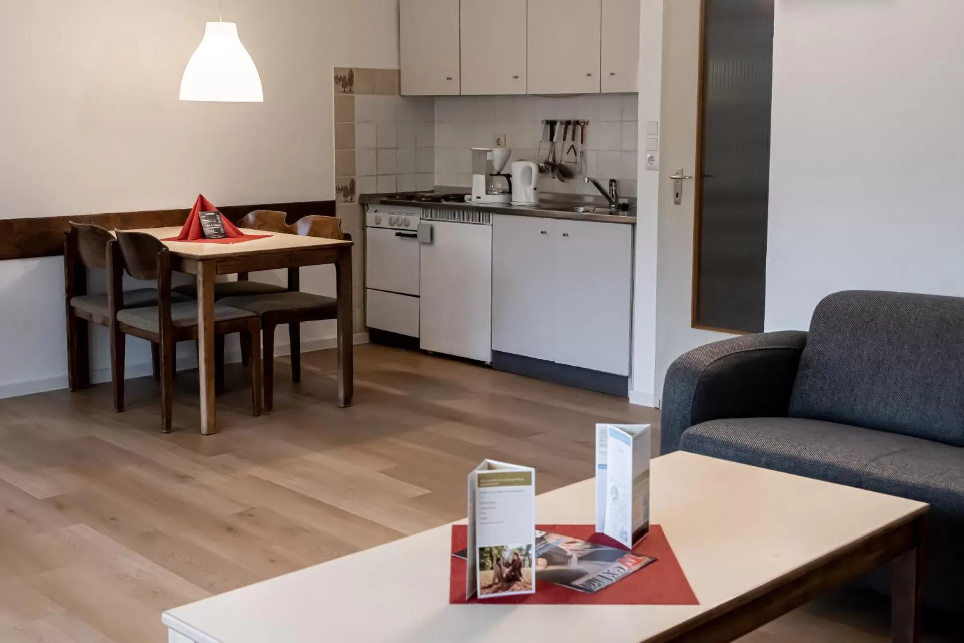 Kitchen or kitchenette in Familien Apartmenthotel Panoramic