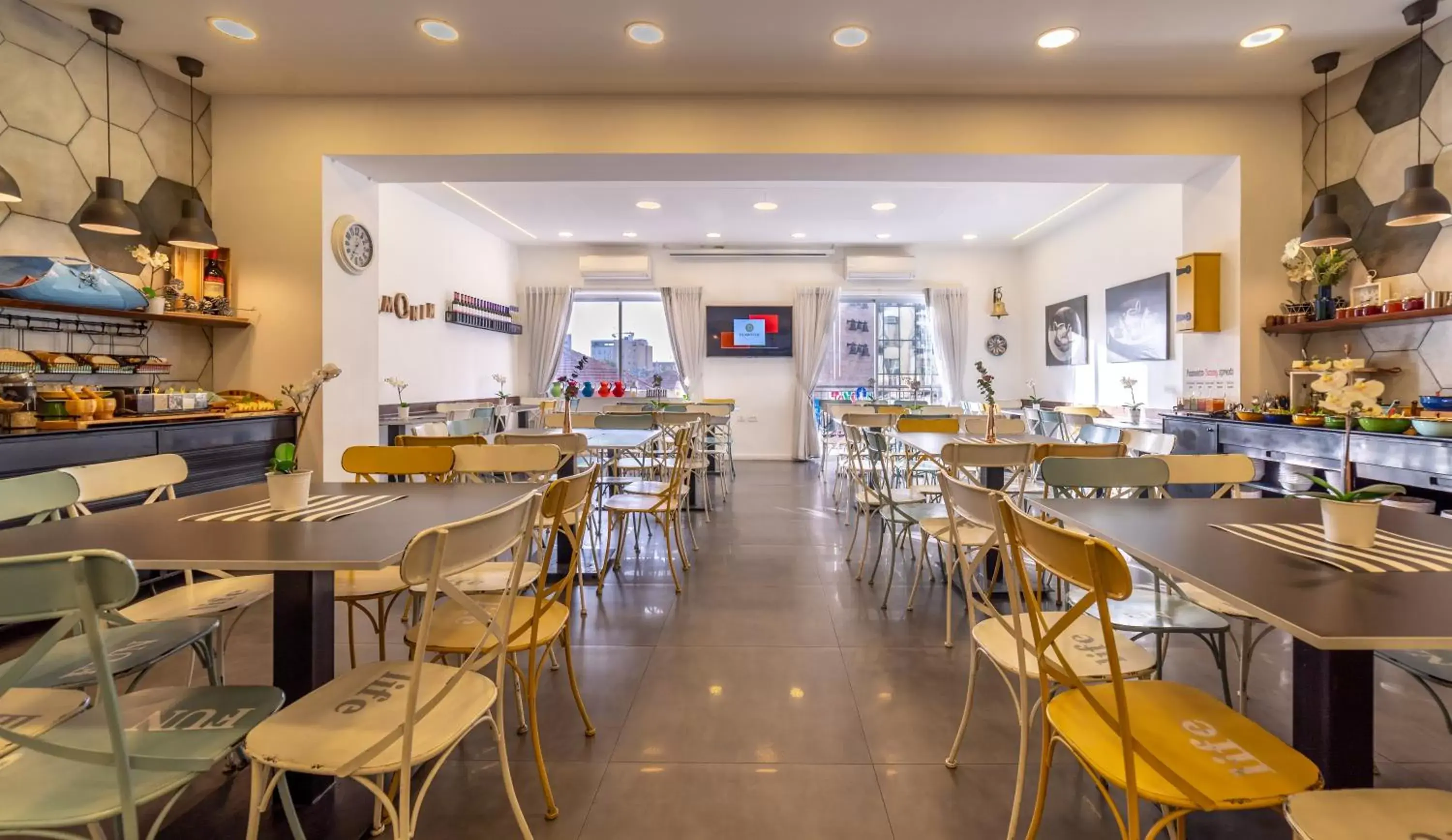 Dining area, Restaurant/Places to Eat in Paamonim Hotel Jerusalem