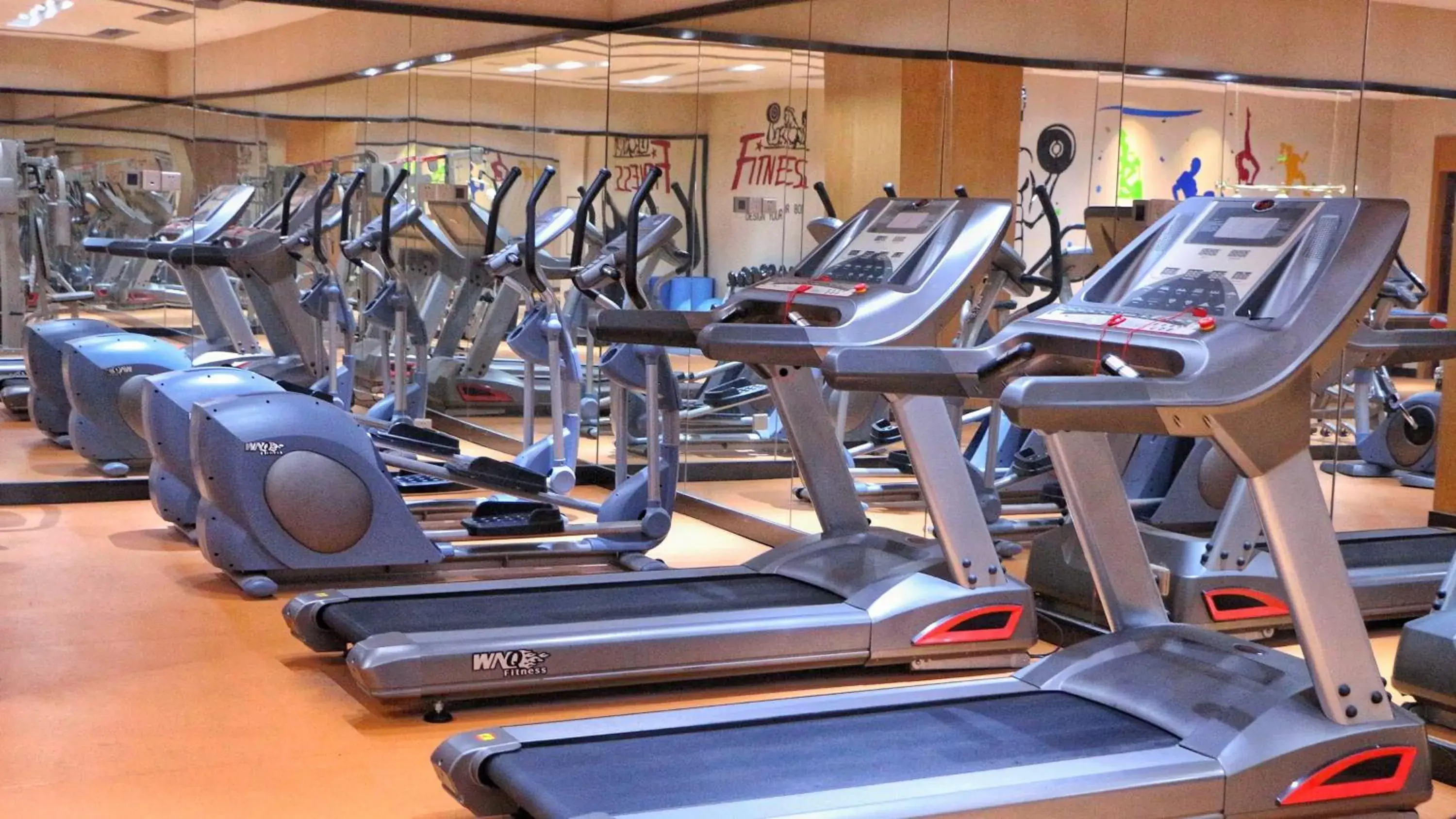 Fitness centre/facilities in Holiday Inn Nanjing Xuanwu Lake by IHG Fitness centre/facilities in Holiday Inn Nanjing Xuanwu Lake by IHG
