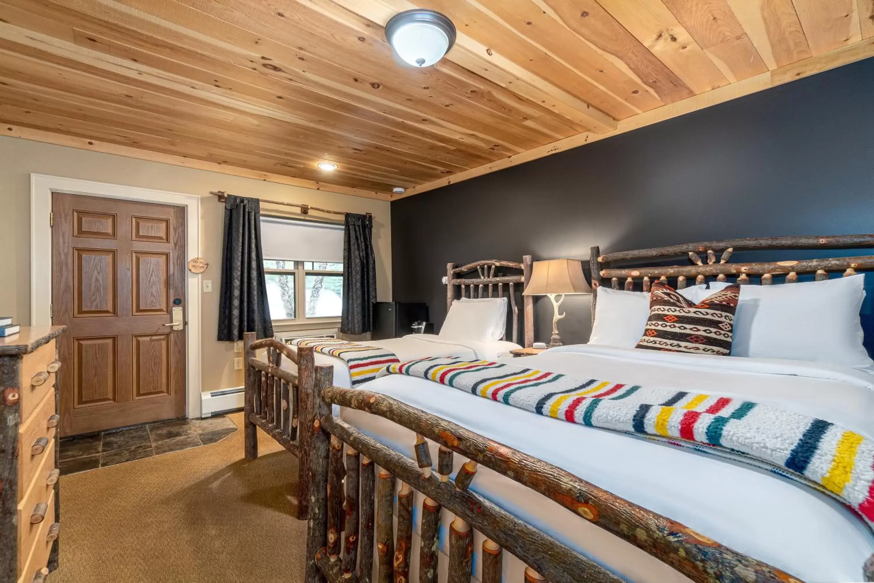 Bed in The Alpine Lodge