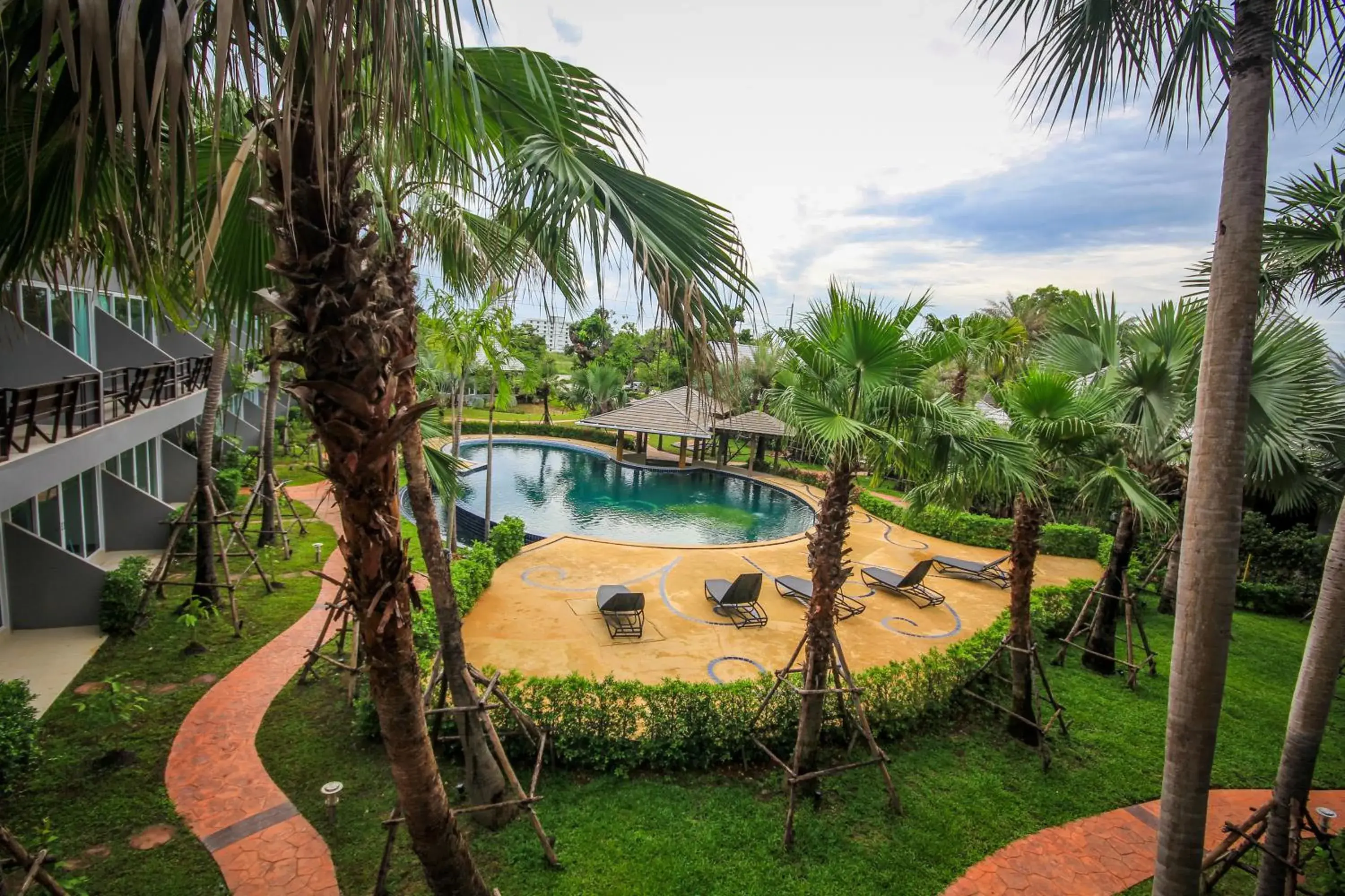 View (from property/room), Pool View in Taman Resort