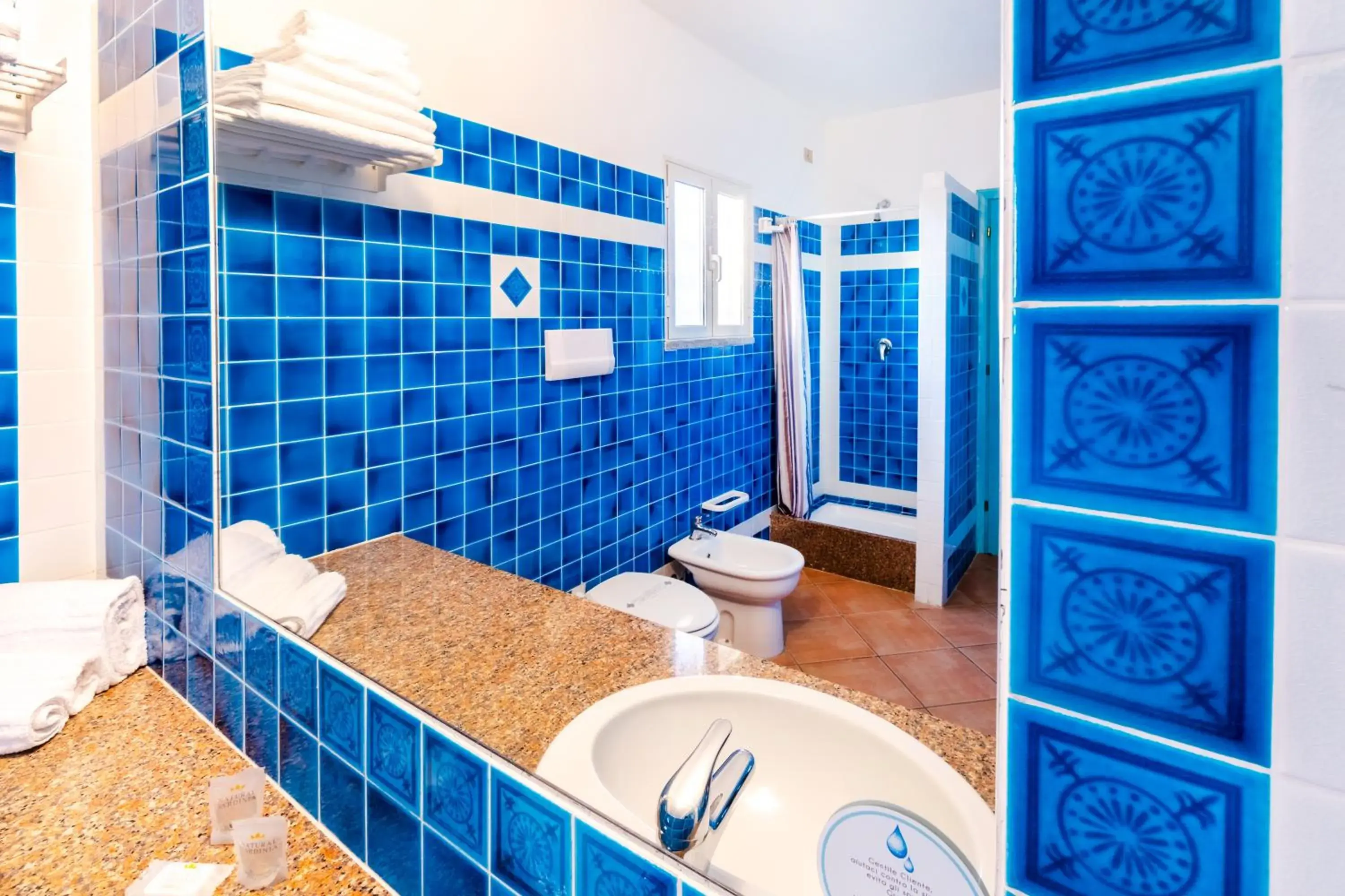 Bathroom in Residence Hotel Lu Nibareddu