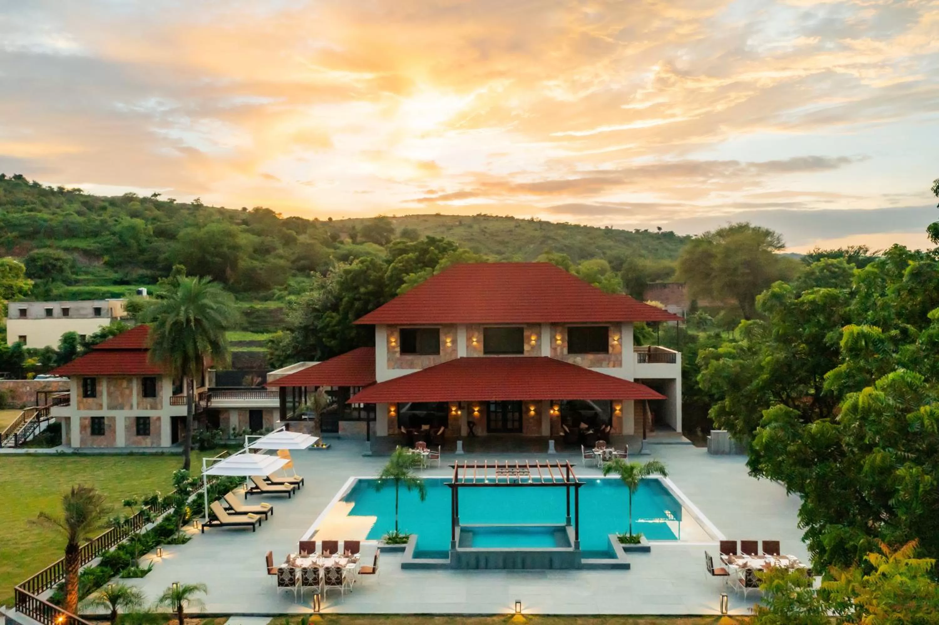 Property building in Sarasiruham Resort - Private Pool Villa in Udaipur