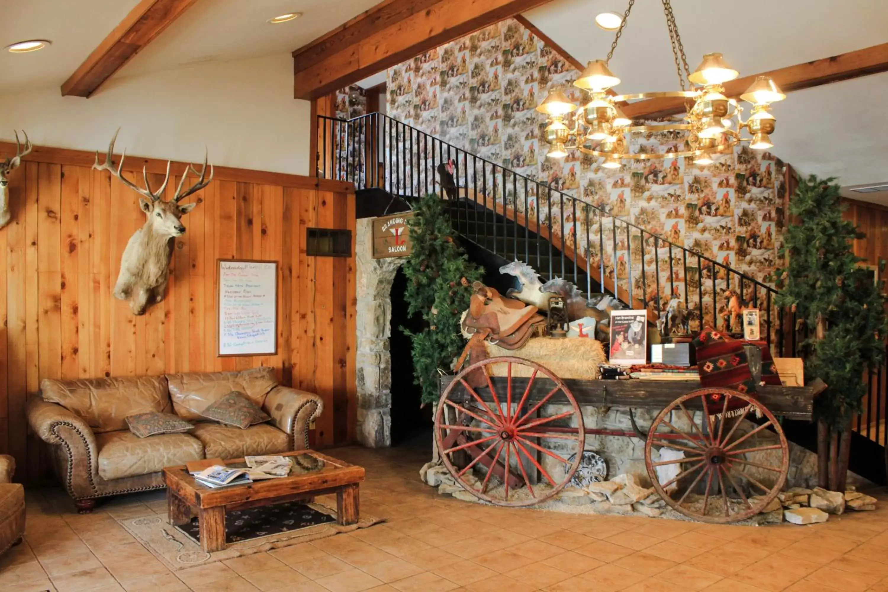 Lobby or reception in Flying L Ranch Resort