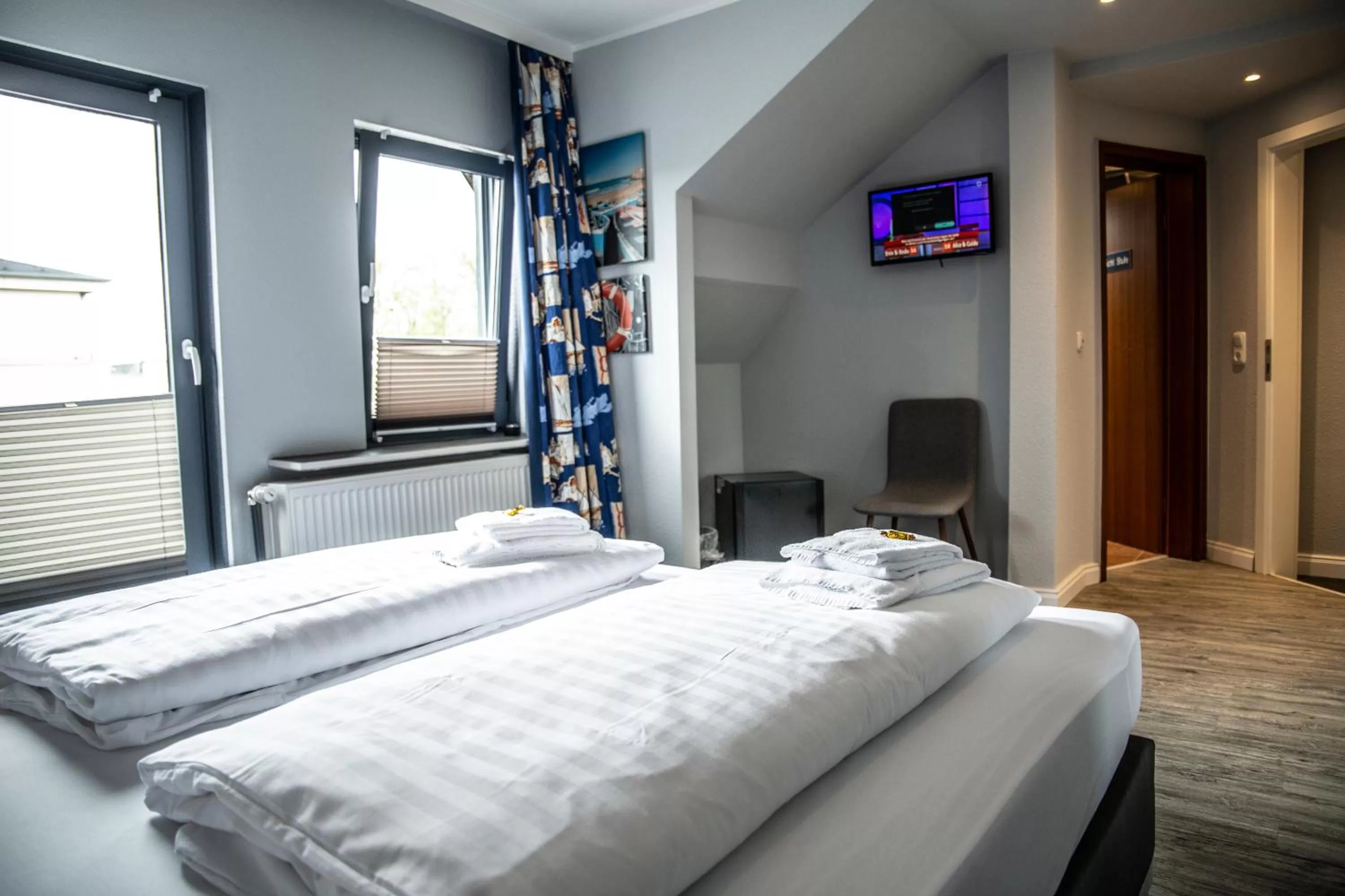 Bed in Hotel Tum Stüürmann