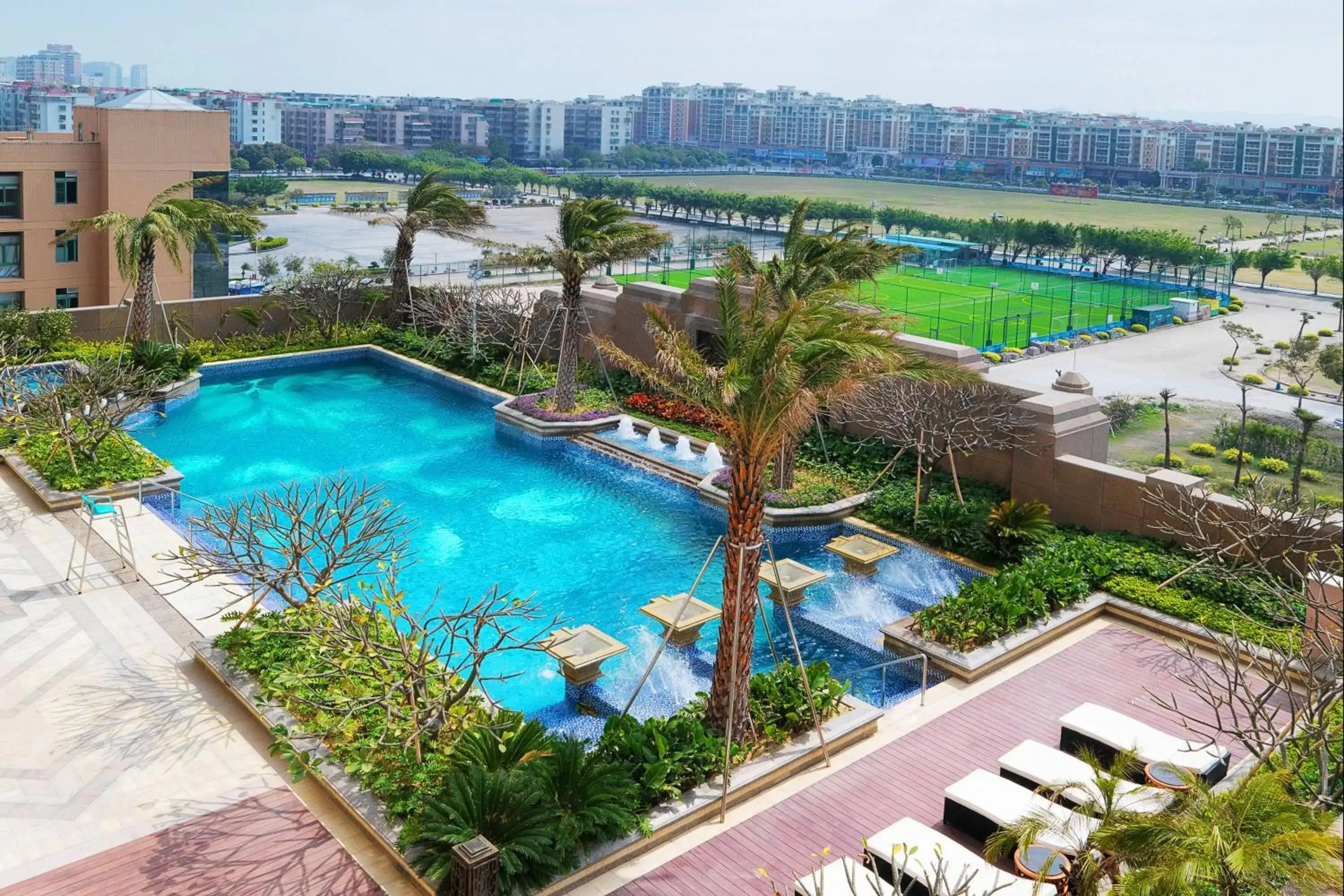 Swimming pool, Pool View in Sheraton Shantou Hotel