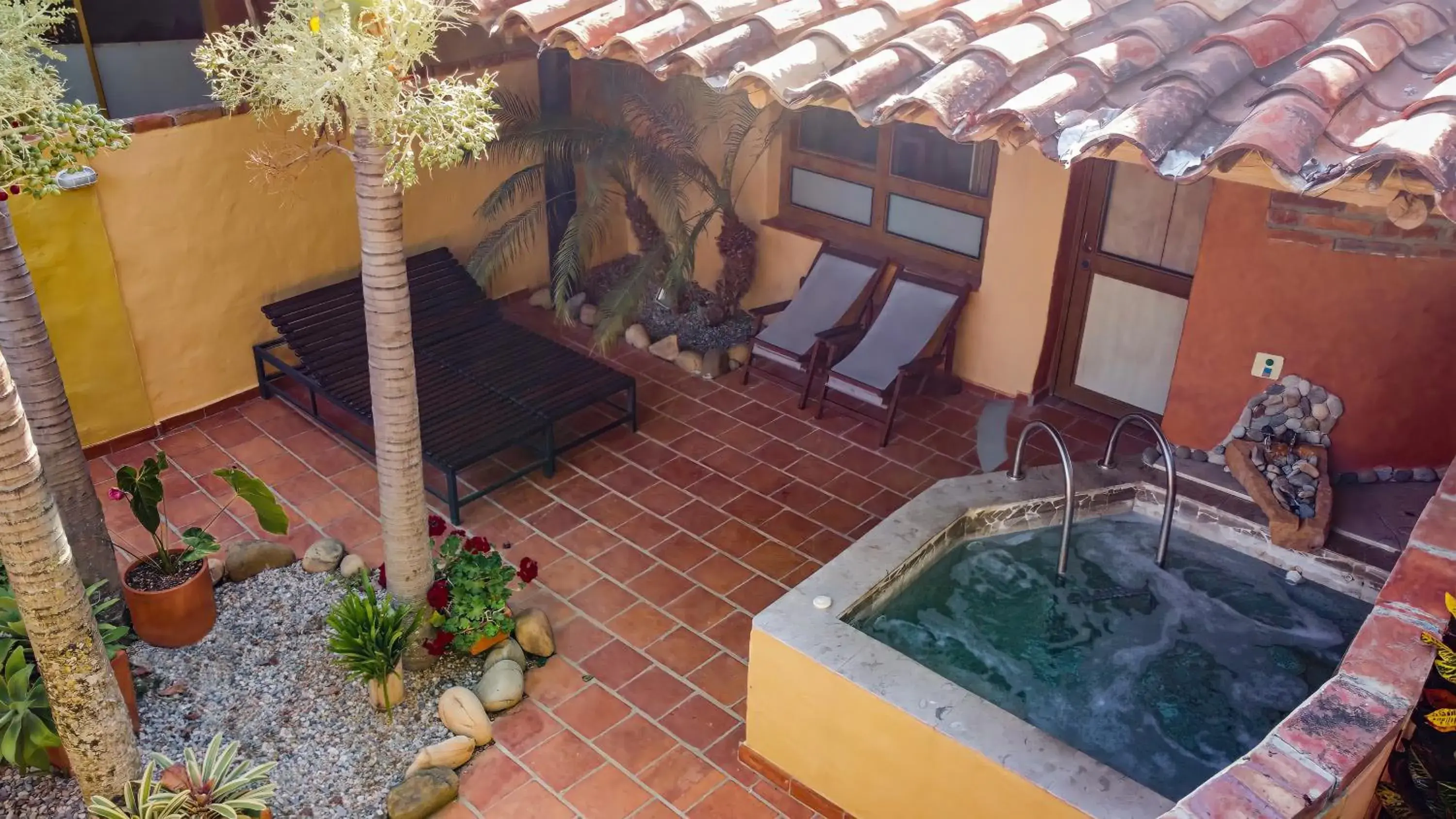 Patio in Hotel Terra Barichara