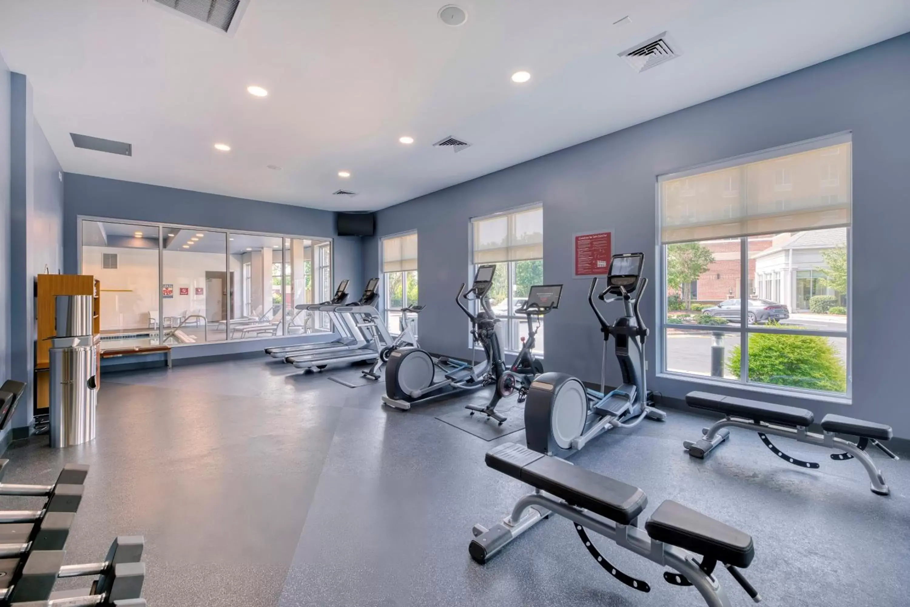 Fitness centre/facilities, Fitness Center/Facilities in DoubleTree by Hilton Raleigh-Cary