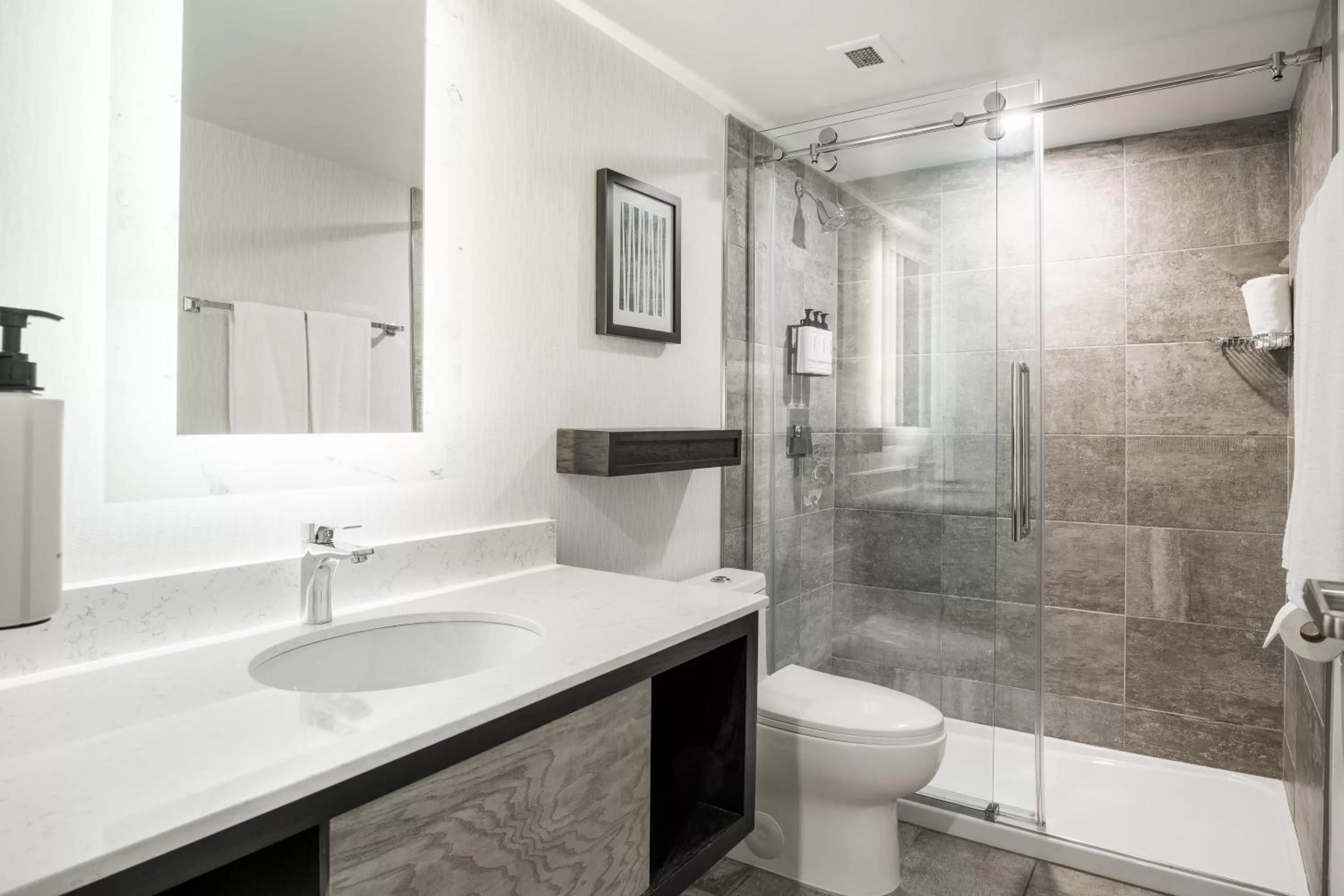 Bathroom in Crowne Plaza Hotel Moncton Downtown by IHG