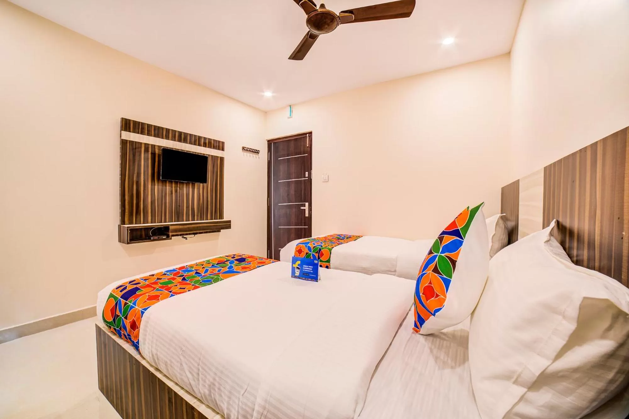 Bedroom, Bed in FabHotel Spark Inn Dwarakanagar