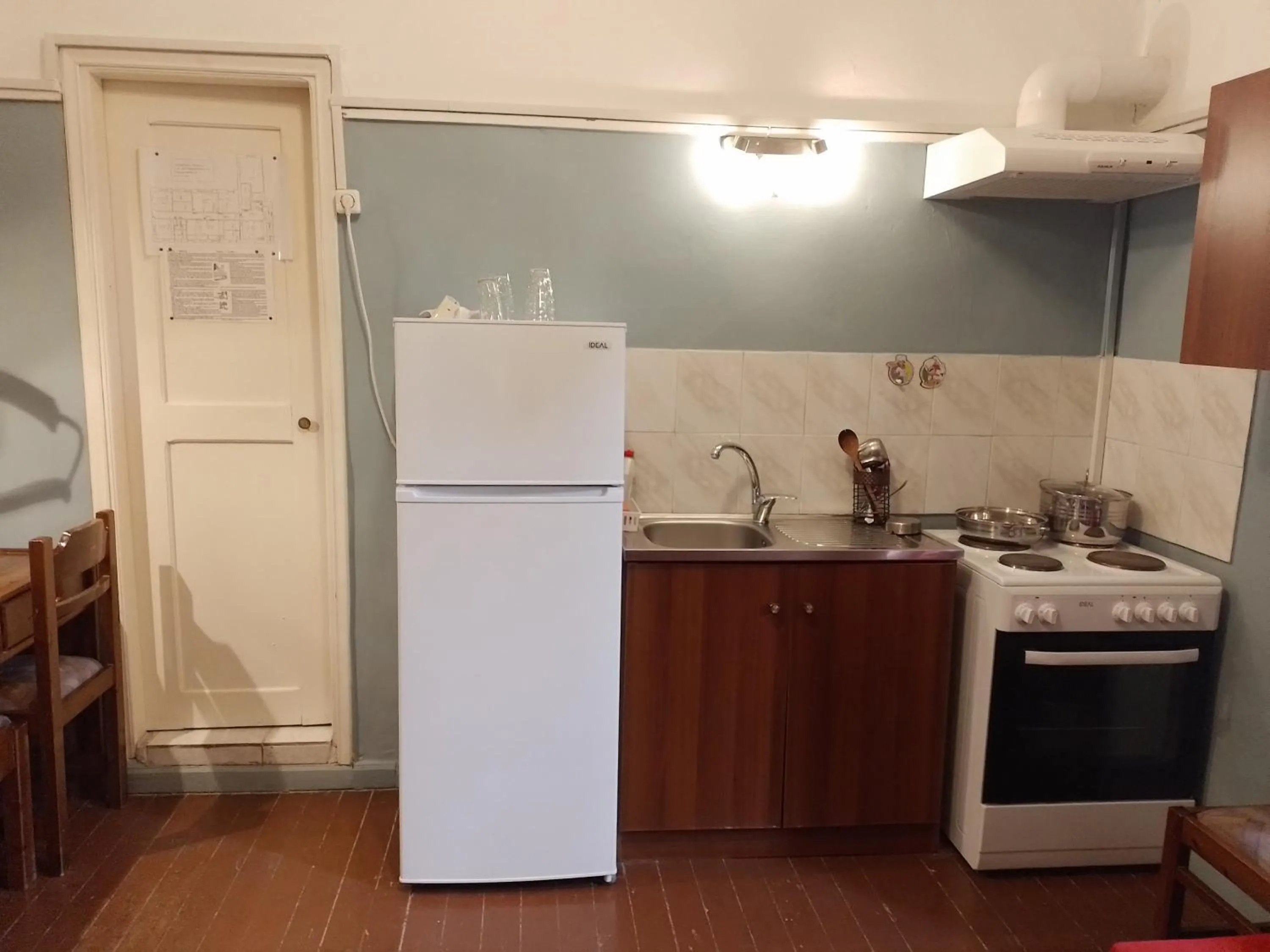 Kitchen or kitchenette in Miranta Hotel - Apartments & Studios