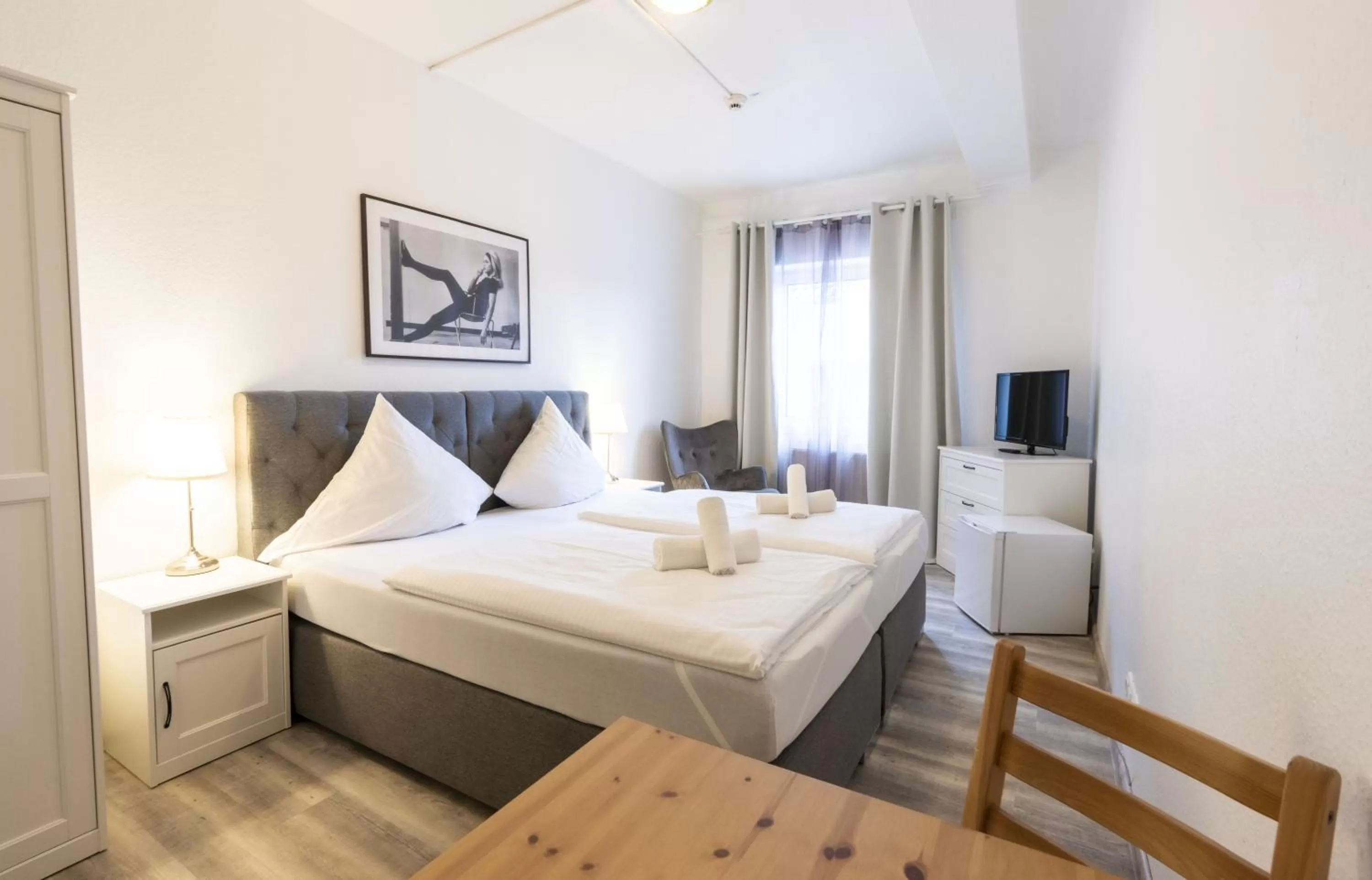 Photo of the whole room, Bed in Hotel Bergheim