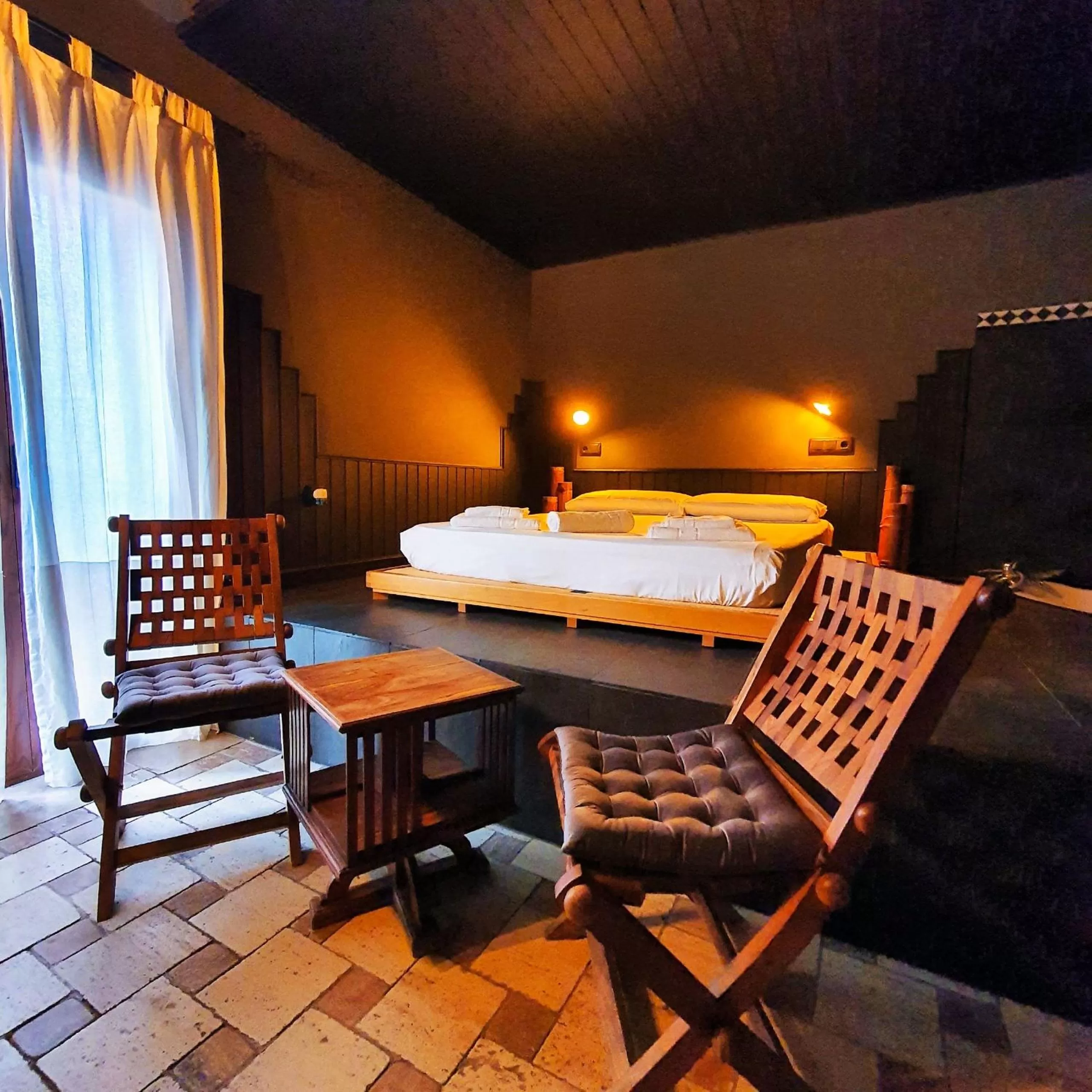 Bedroom in Hospedería Ballesteros