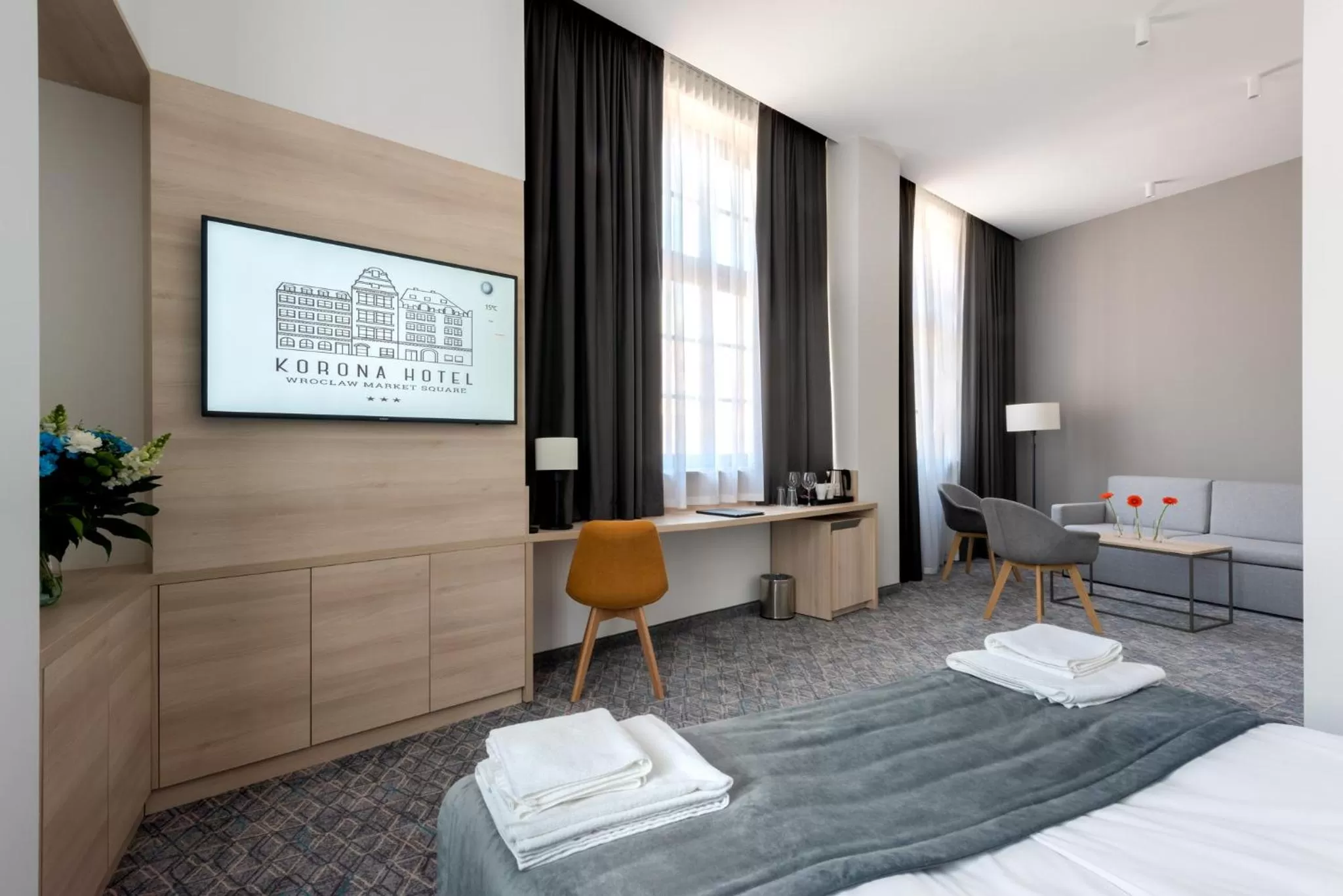 Bed in Korona Gold - Korona Hotel Wrocław