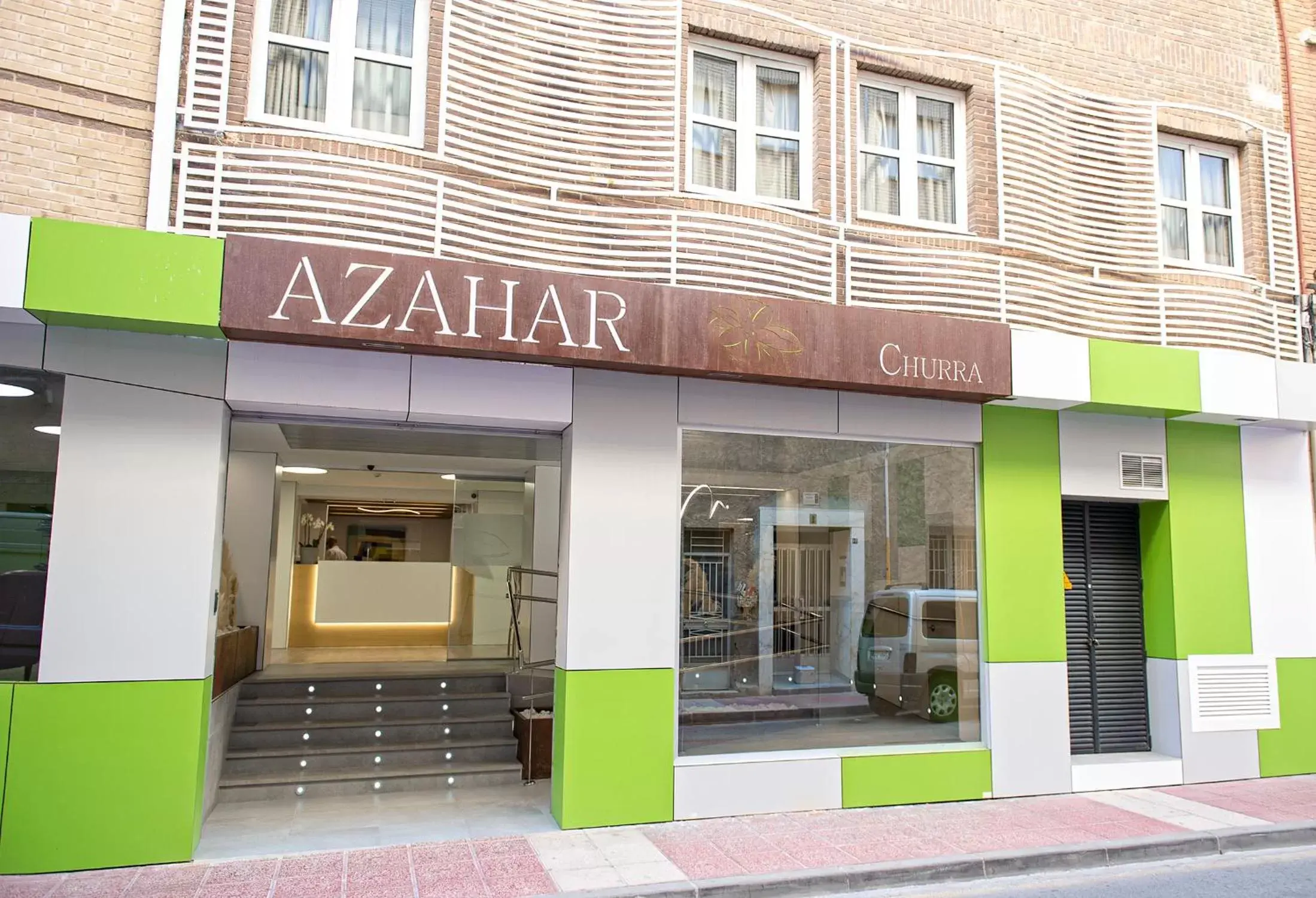 Facade/entrance in Hotel Azahar