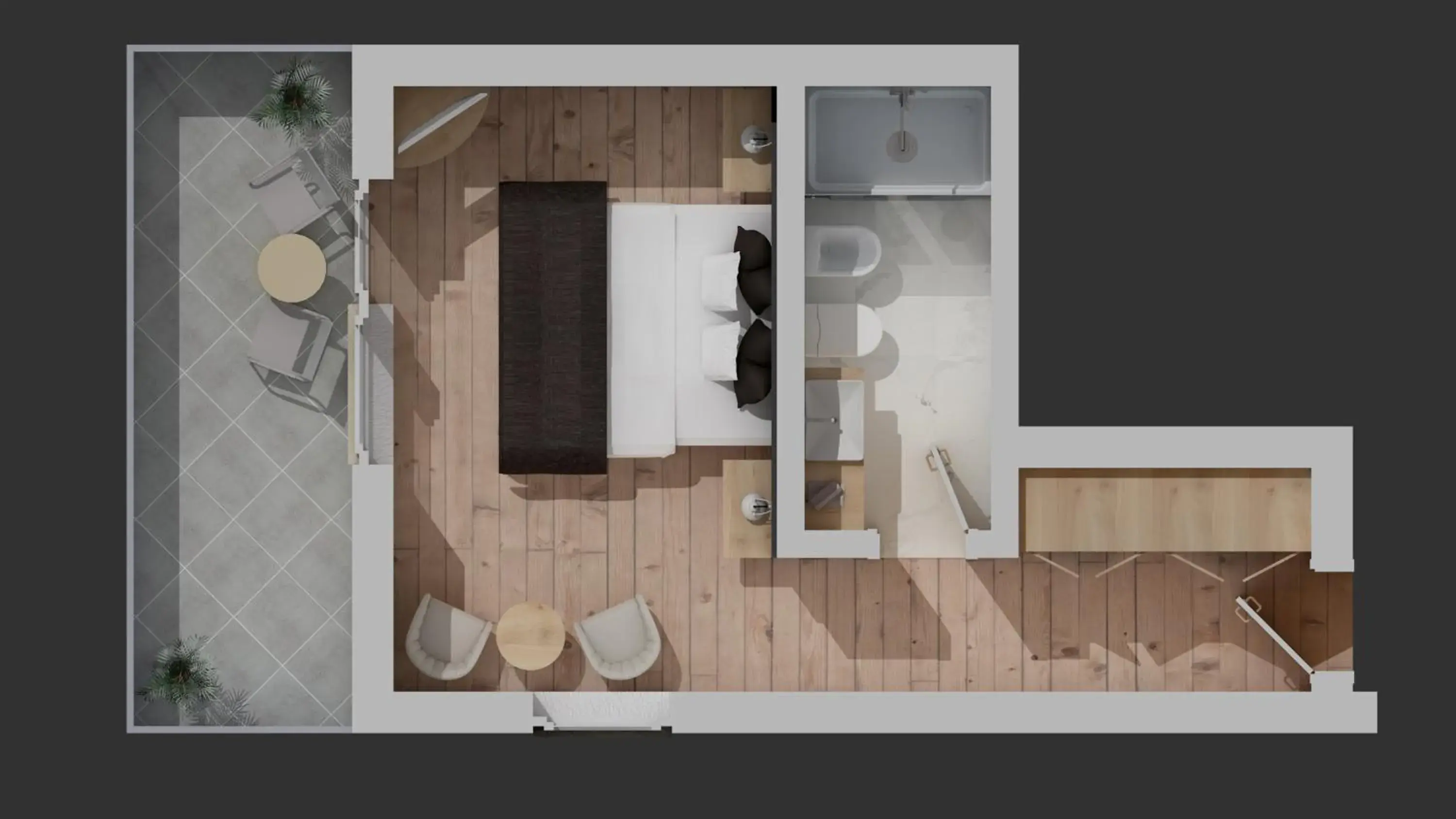 Floor Plan in Hotel Freina