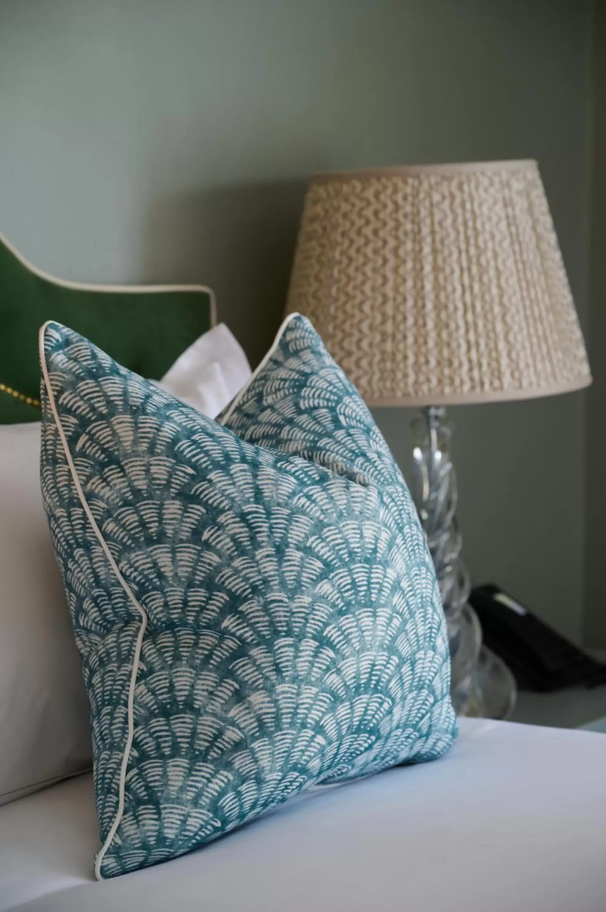 Bed in The Angel Inn, Stoke-by-Nayland