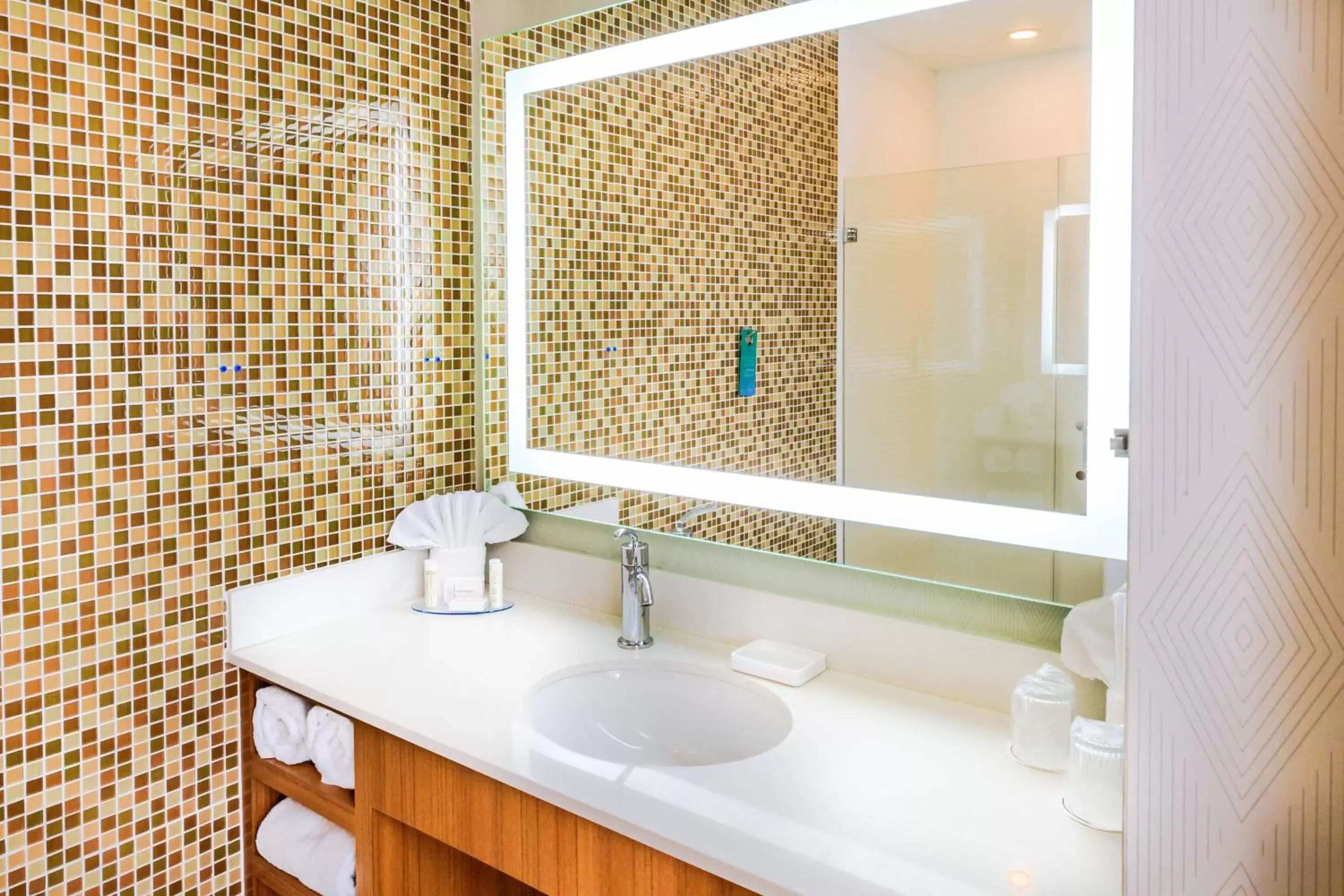 Bathroom in SpringHill Suites by Marriott Houston Baytown