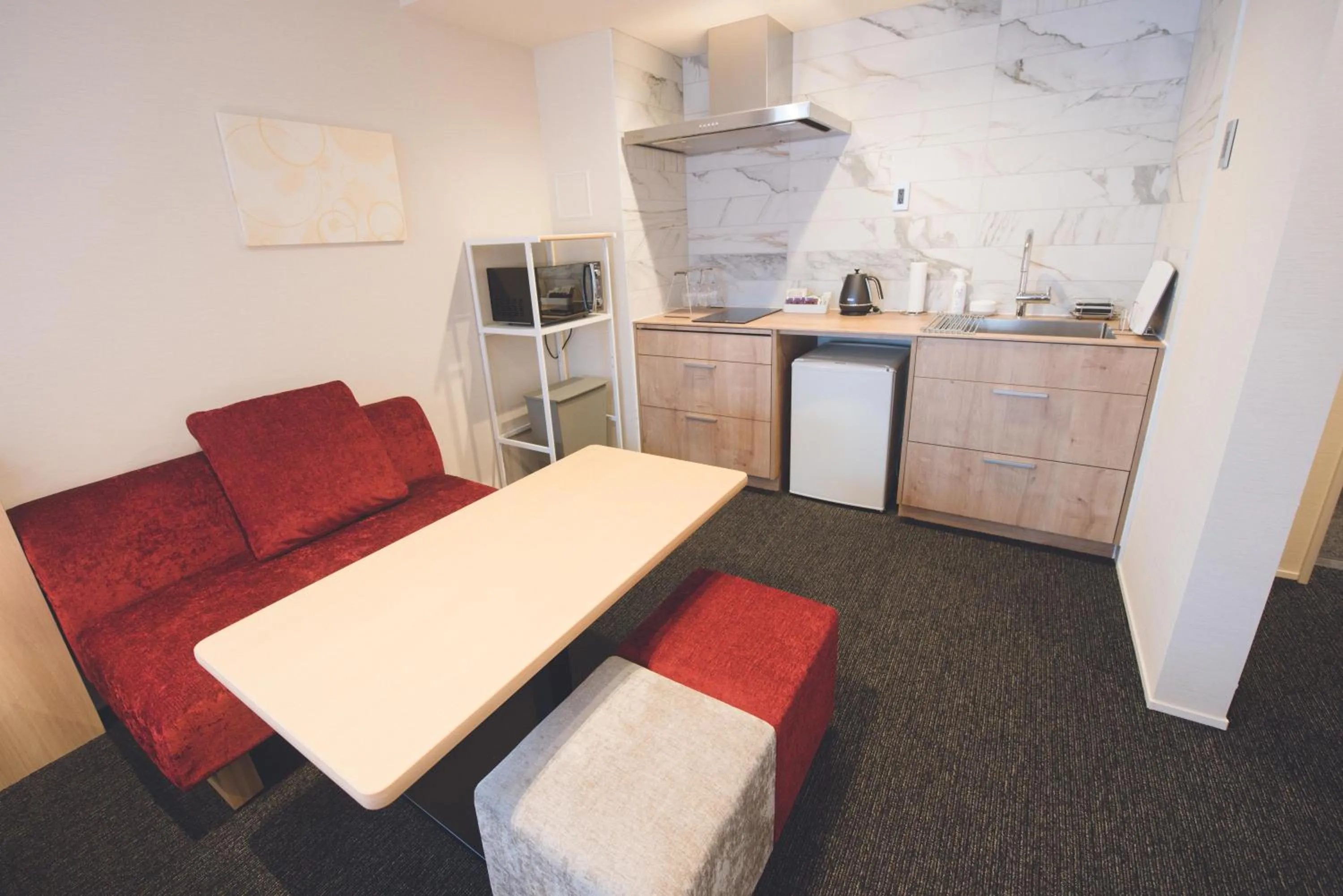 Kitchen or kitchenette in HOTEL MASTAY jingumichi