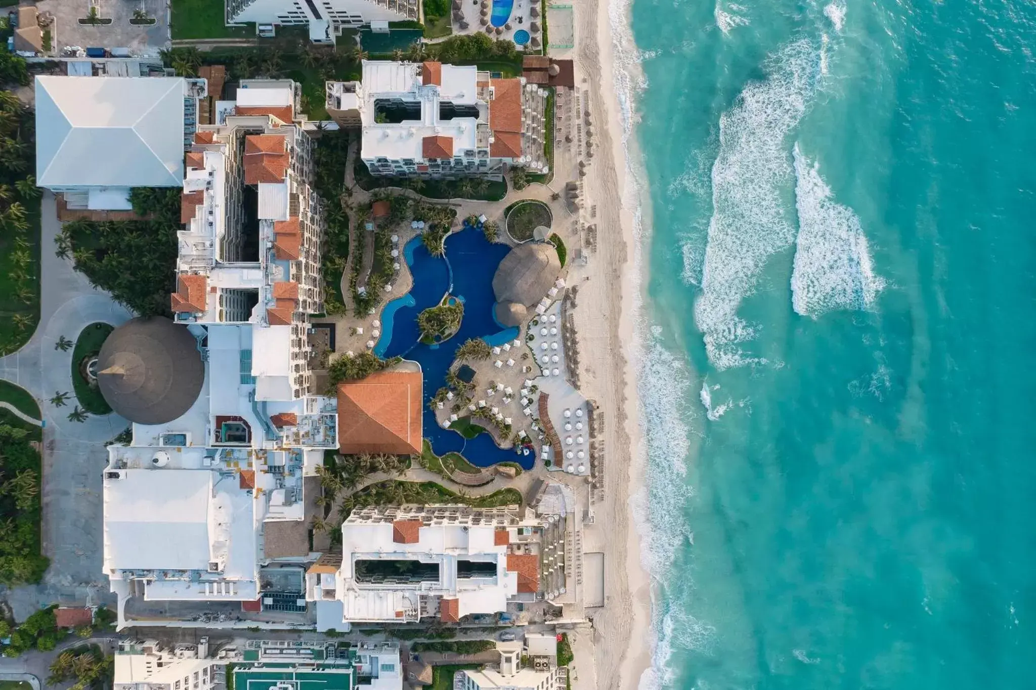 Bird's eye view, Bird's-eye View in Fiesta Americana Condesa Cancun - All Inclusive