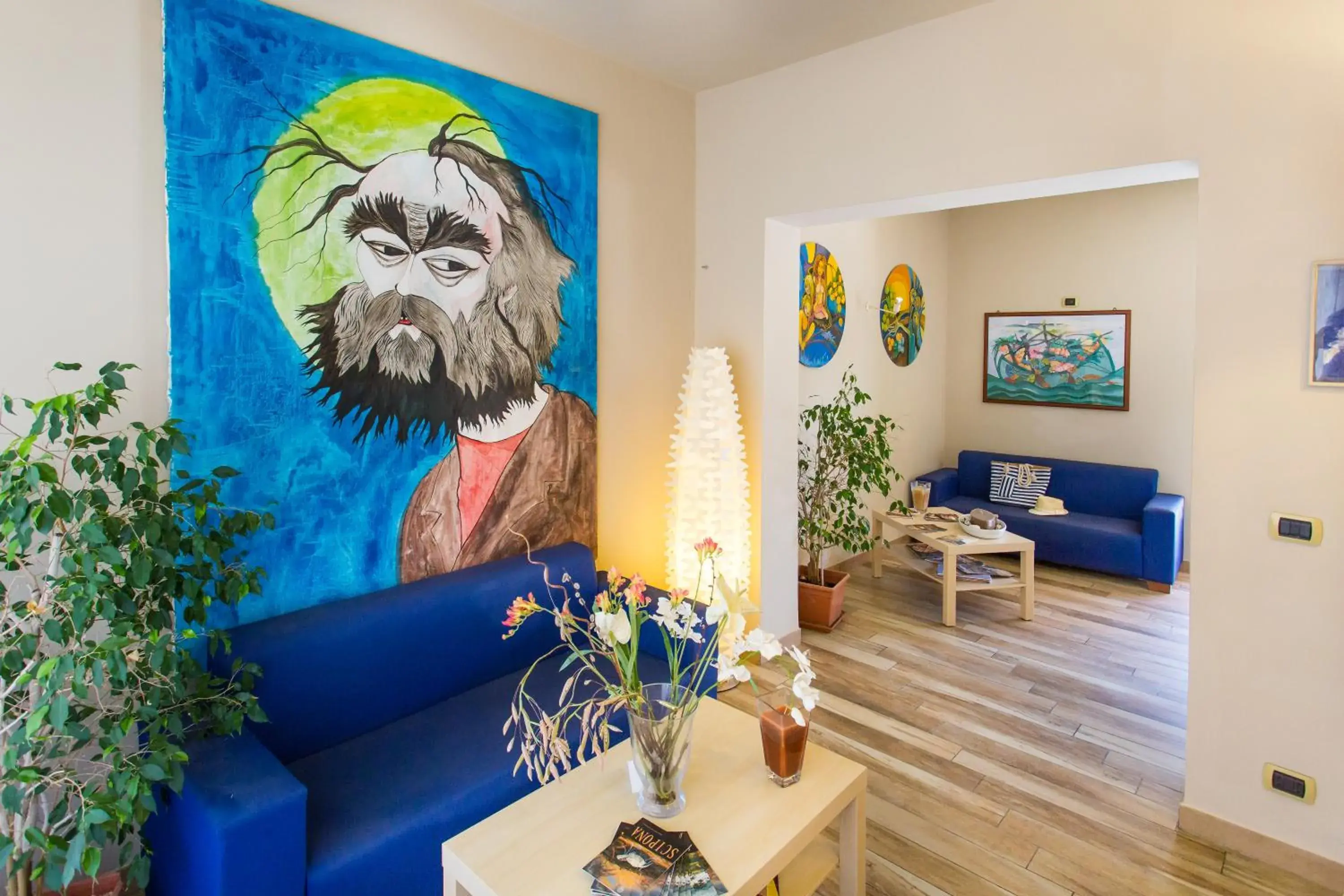 Lobby or reception, Seating Area in La Playa Blanca Hotel & Ristorante