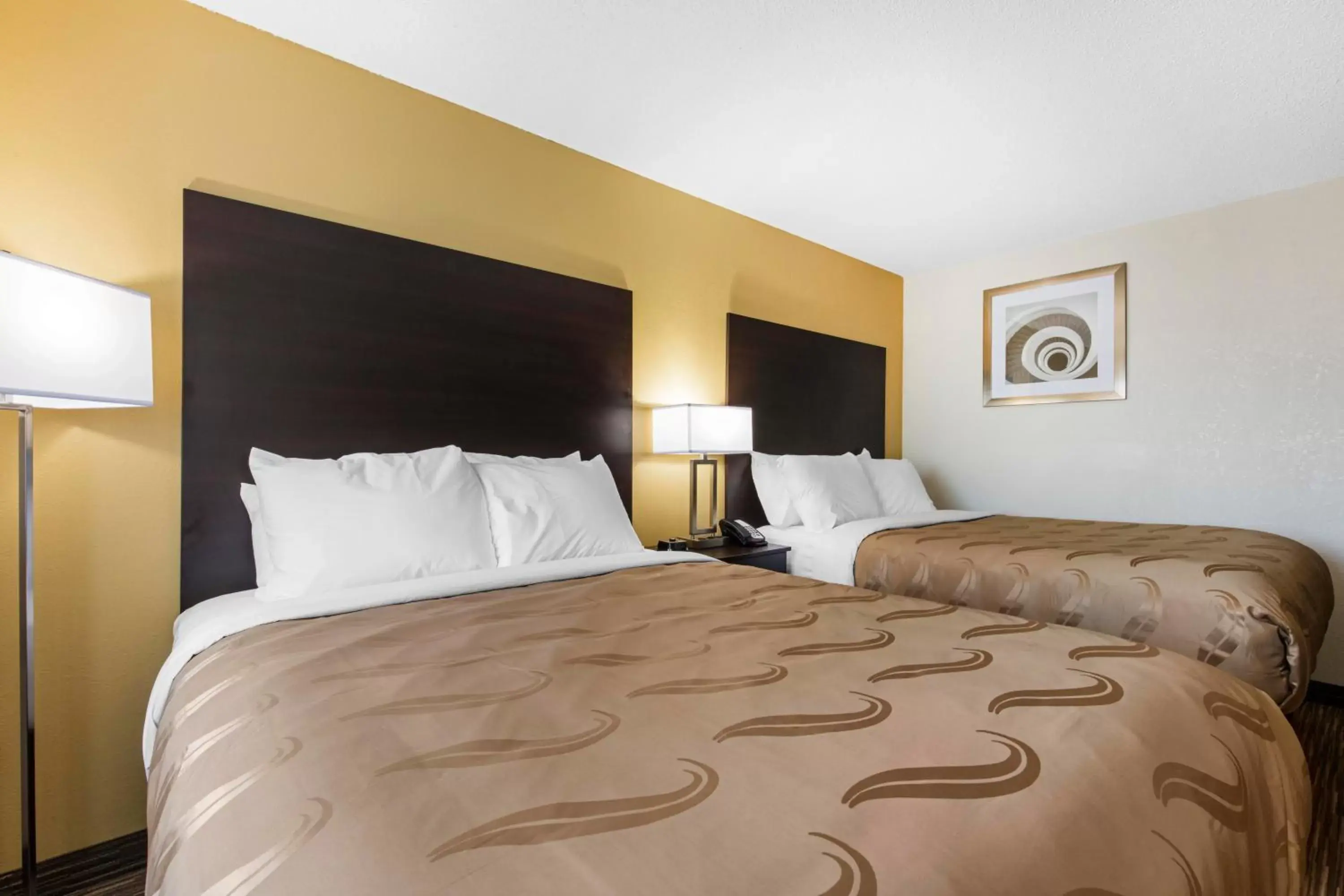 Bed in Quality Inn & Suites Metropolis I-24