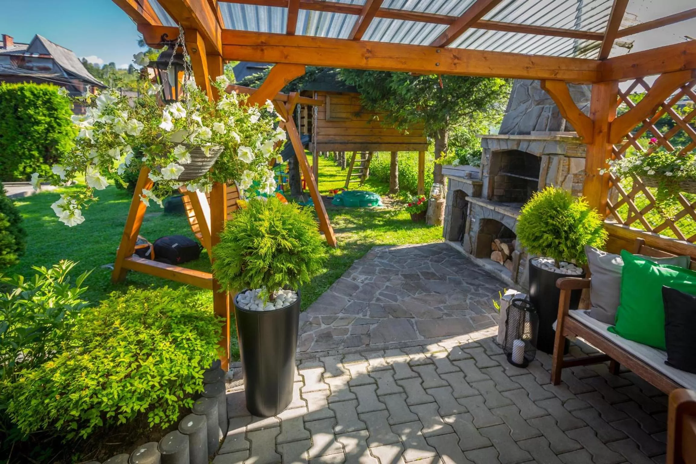 BBQ facilities in Dom Gościnny Bachledova