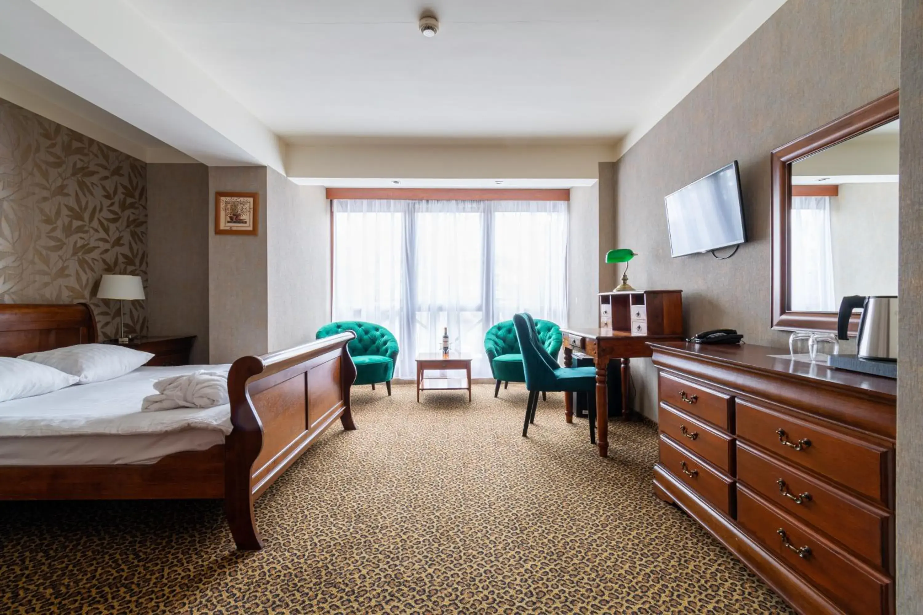 Bed in Hotel Diament Vacanza Katowice - Siemianowice