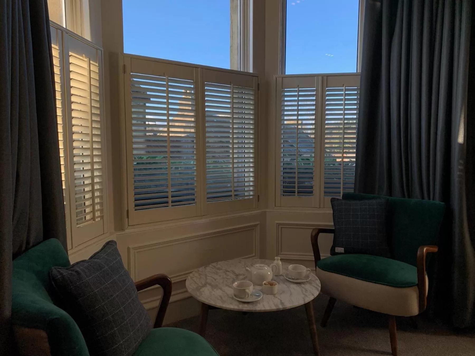Seating area in The Balerno Inn