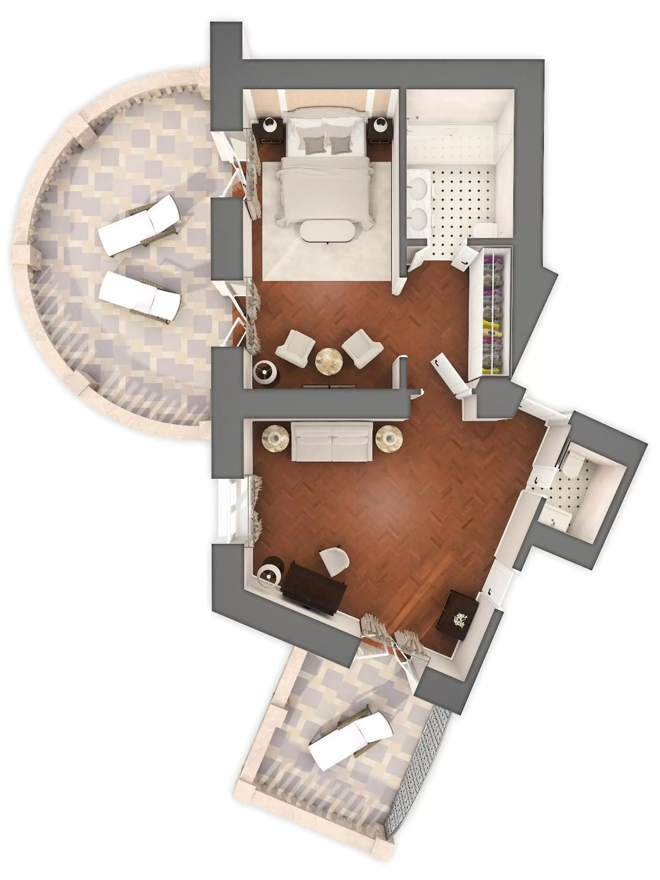 View (from property/room), Floor Plan in Amadria Park Hotel Milenij