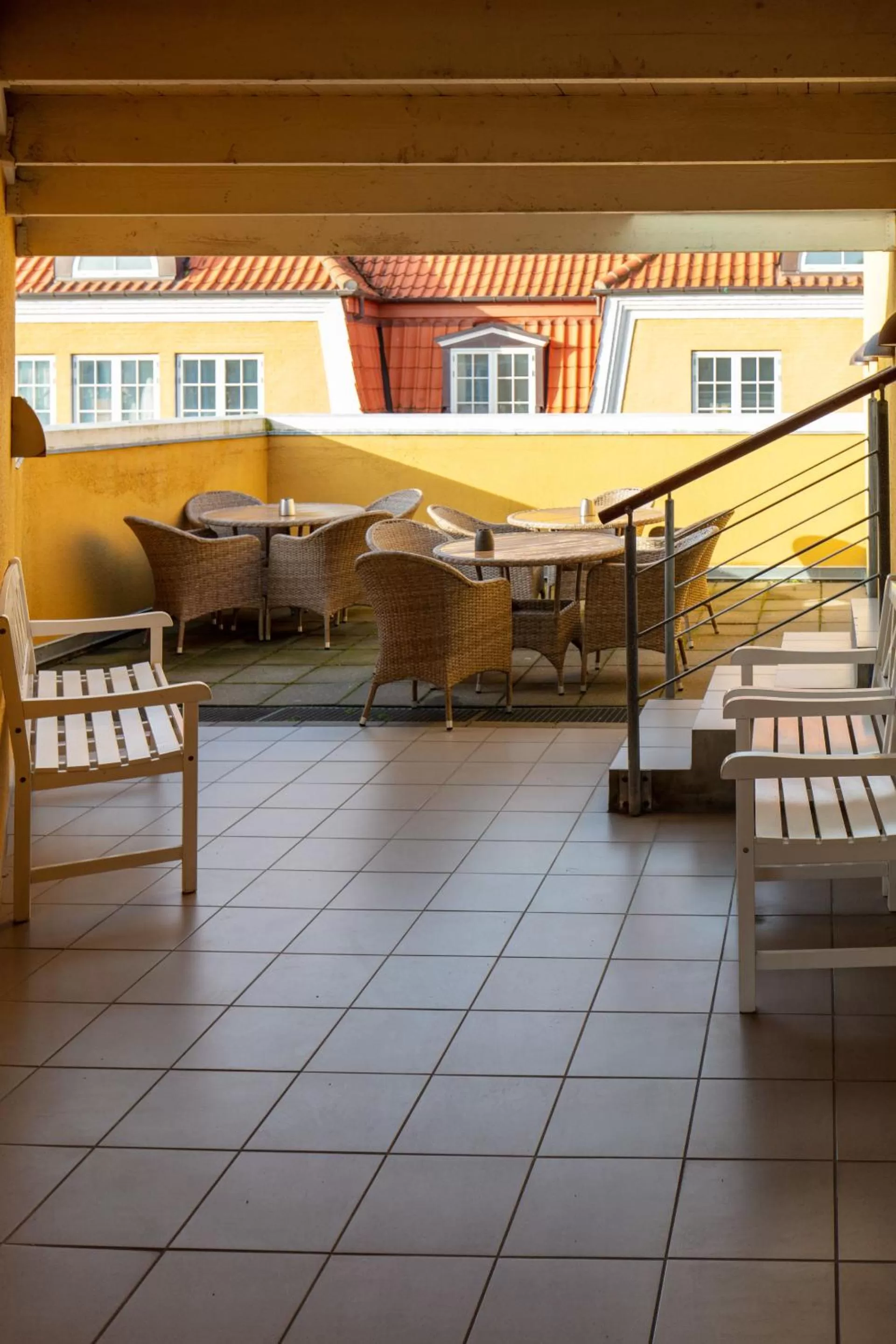 Living room in Foldens Hotel