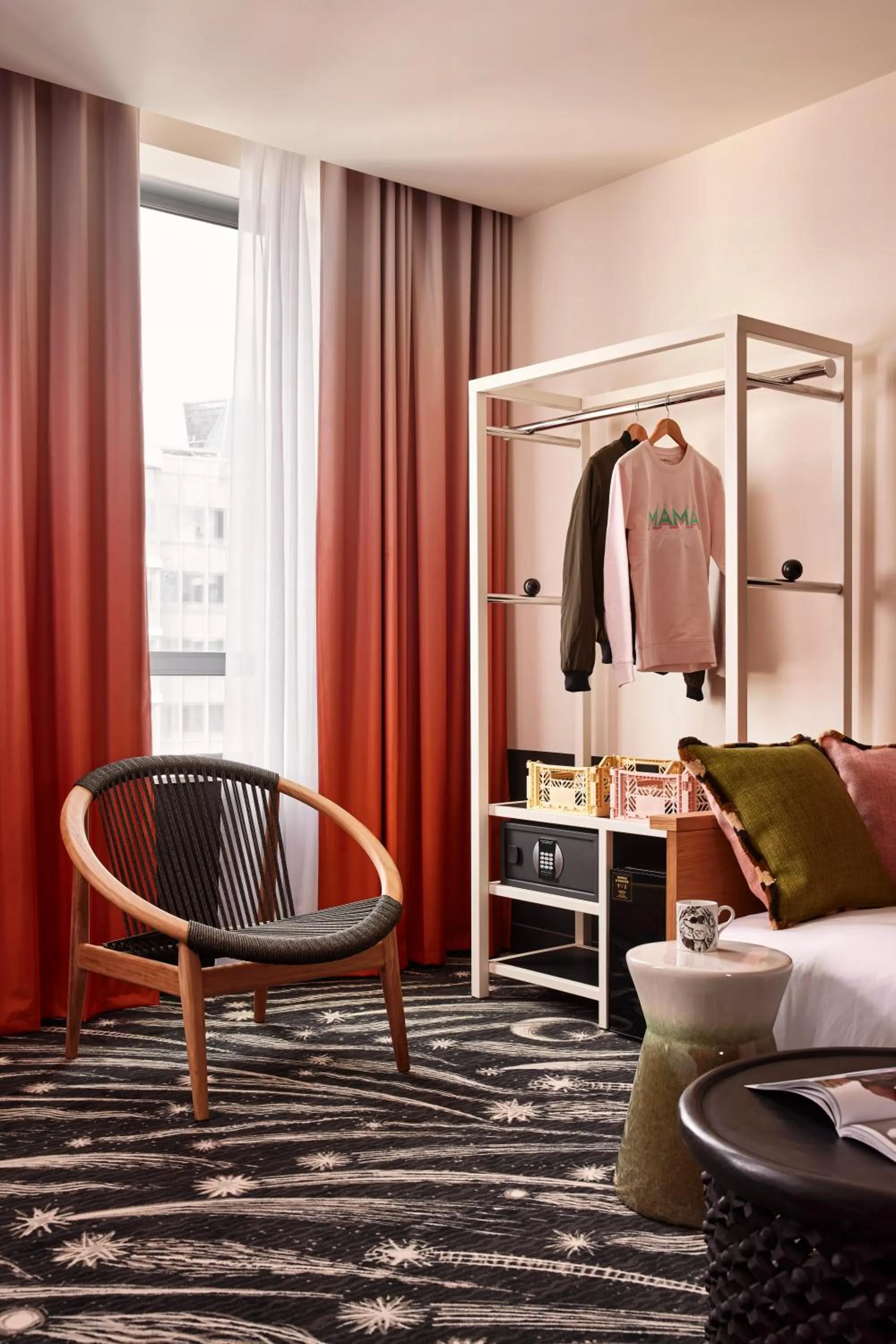 Decorative detail in Mama Shelter Paris La Défense